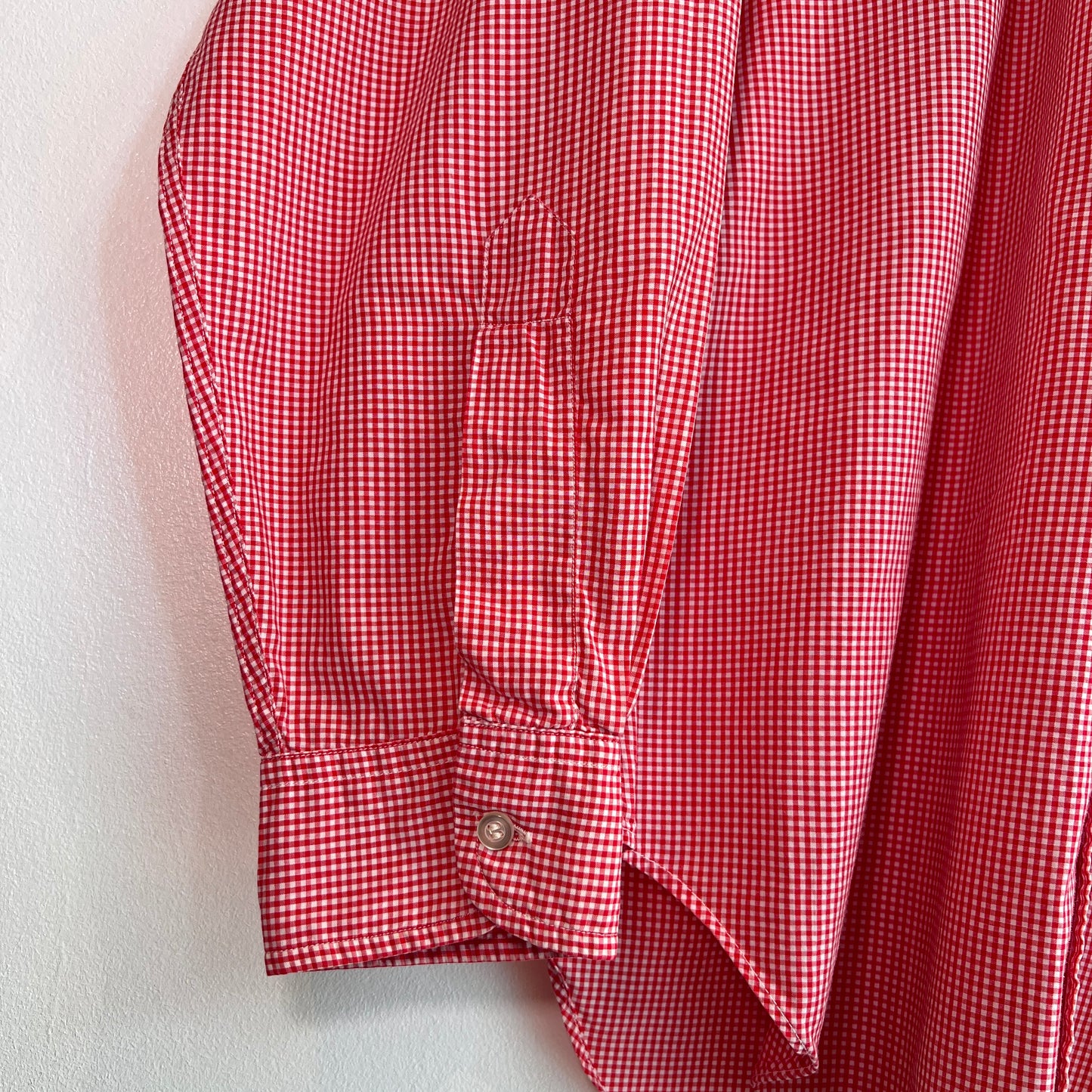 1960s L.L.Bean Red Checkered Oxford Shirt