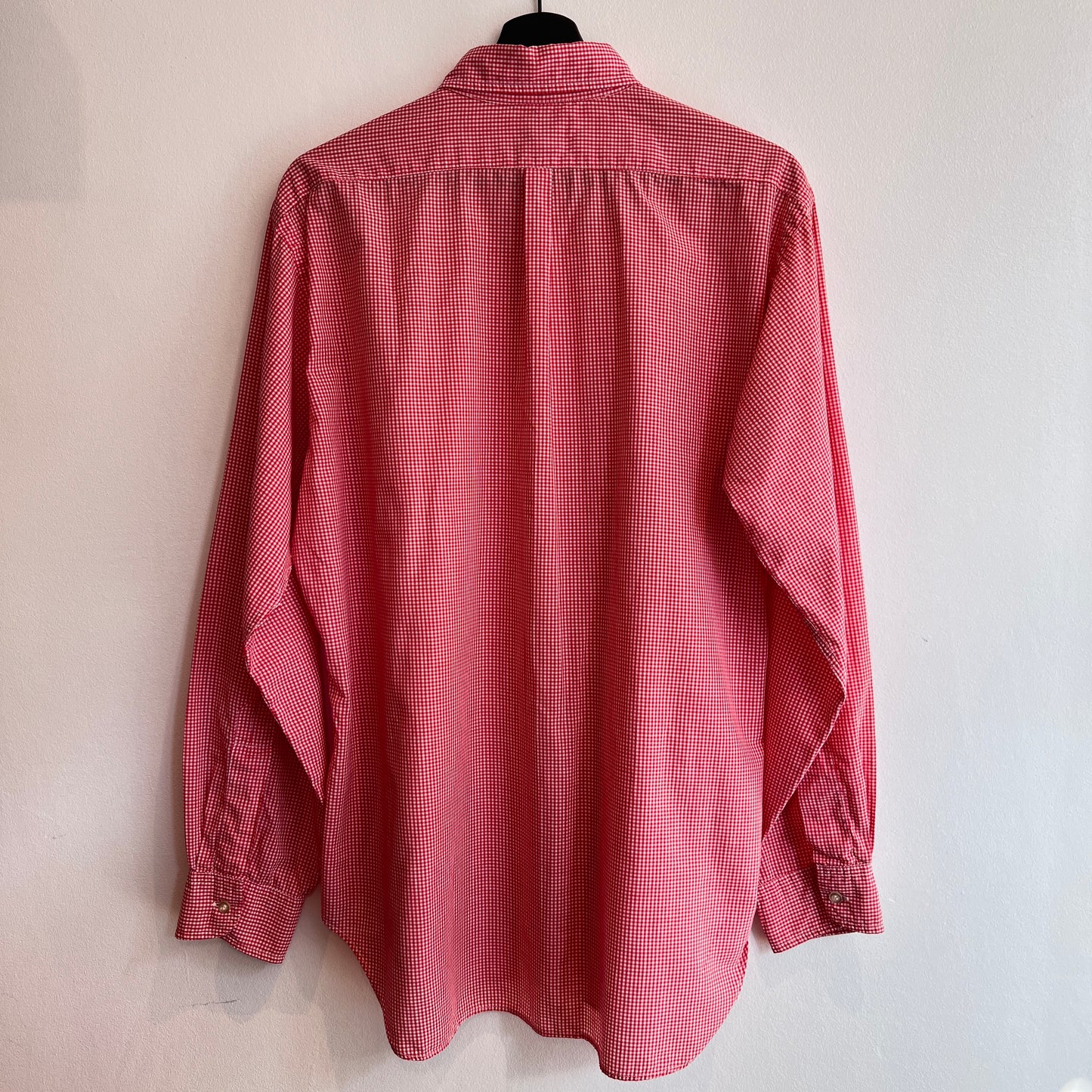 1960s L.L.Bean Red Checkered Oxford Shirt