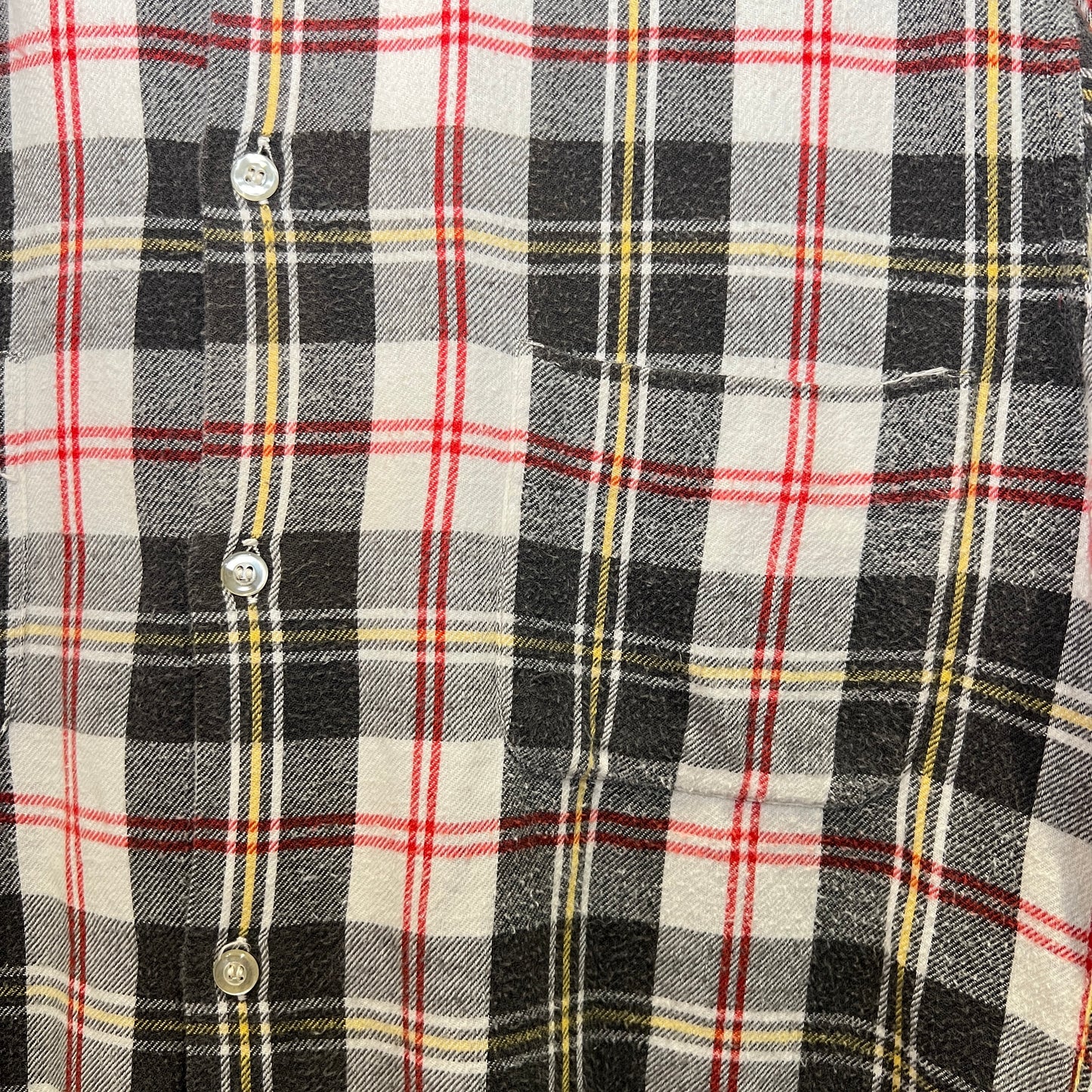 1950s McGregor Red Black Checkered Flannel Shirt