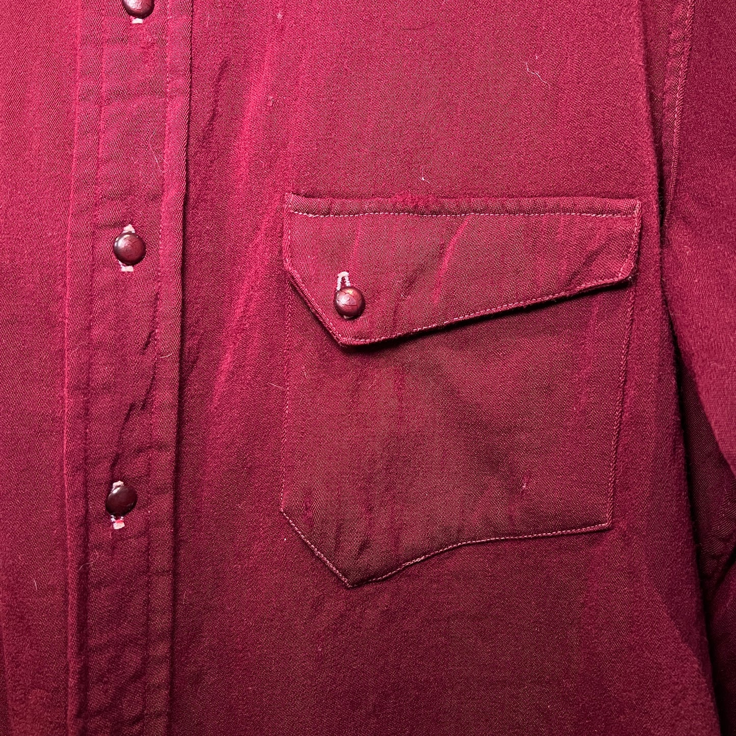 1950s Levi's Red Plain Flannel Shirt