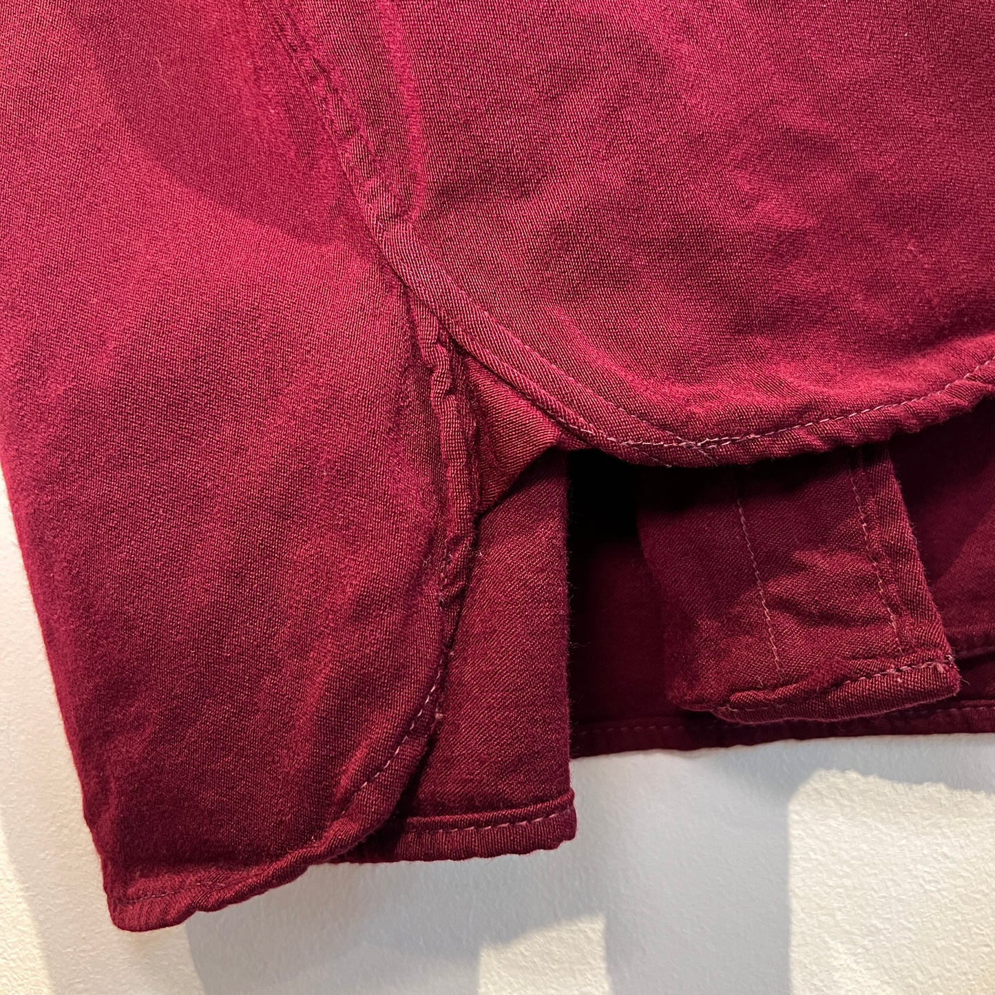 1950s Levi's Red Plain Flannel Shirt