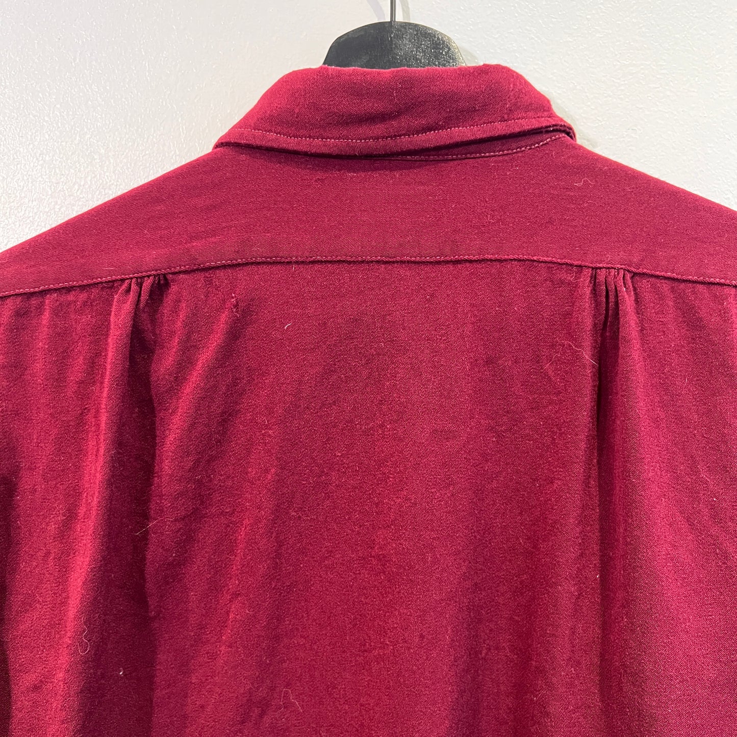 1950s Levi's Red Plain Flannel Shirt