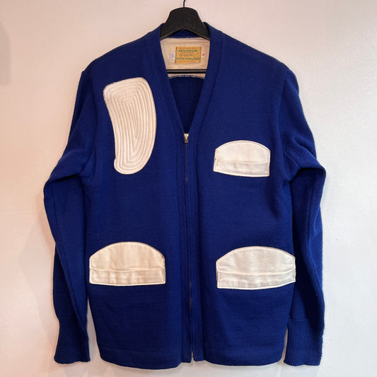 1950s Skookum Blue Shooting Cardigan