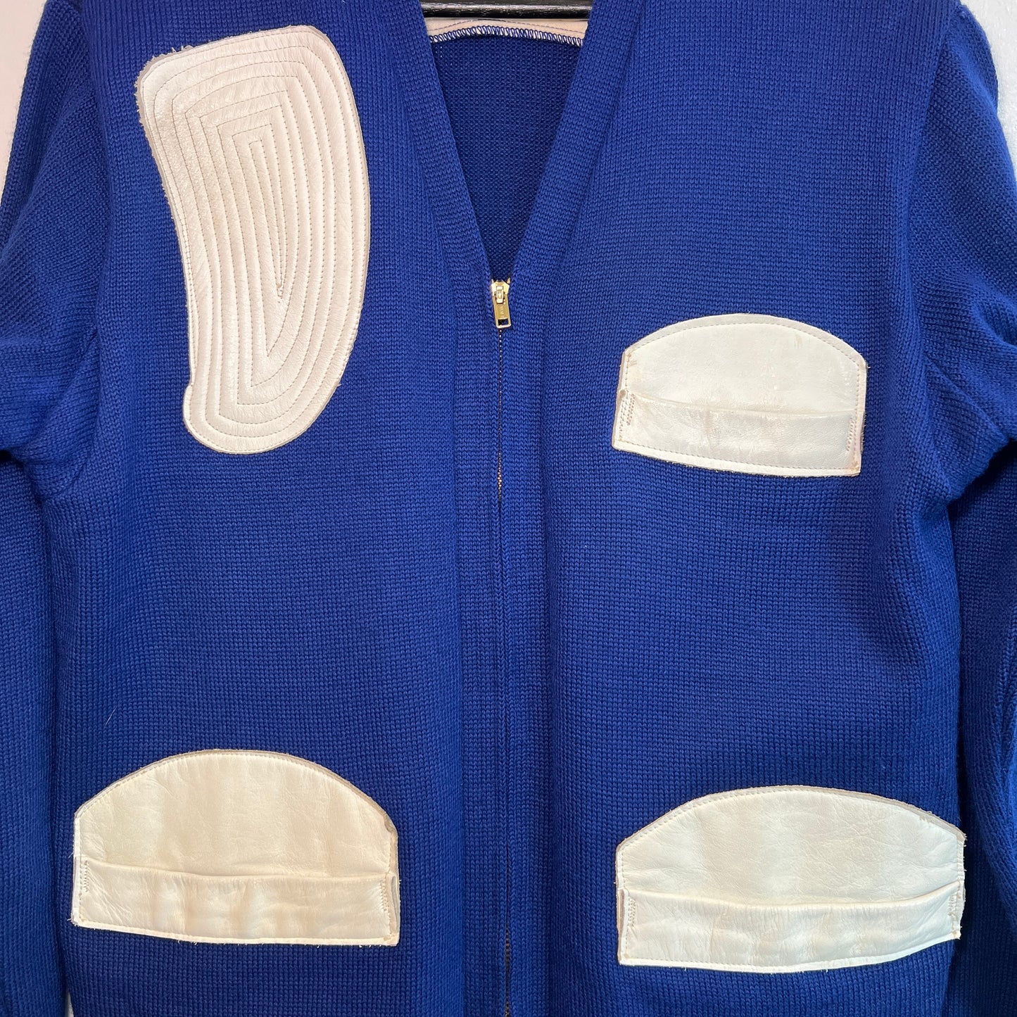 1950s Skookum Blue Shooting Cardigan