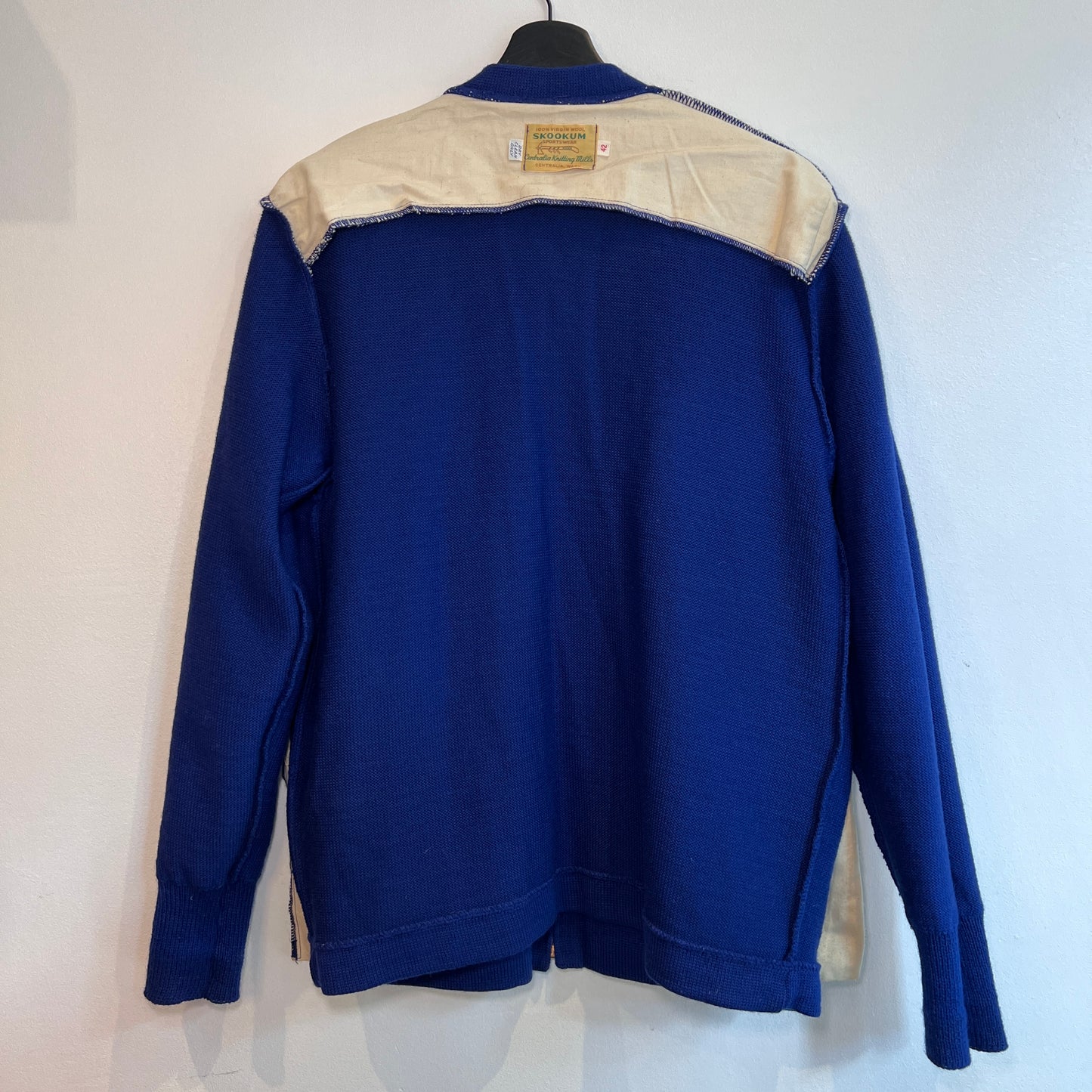 1950s Skookum Blue Shooting Cardigan