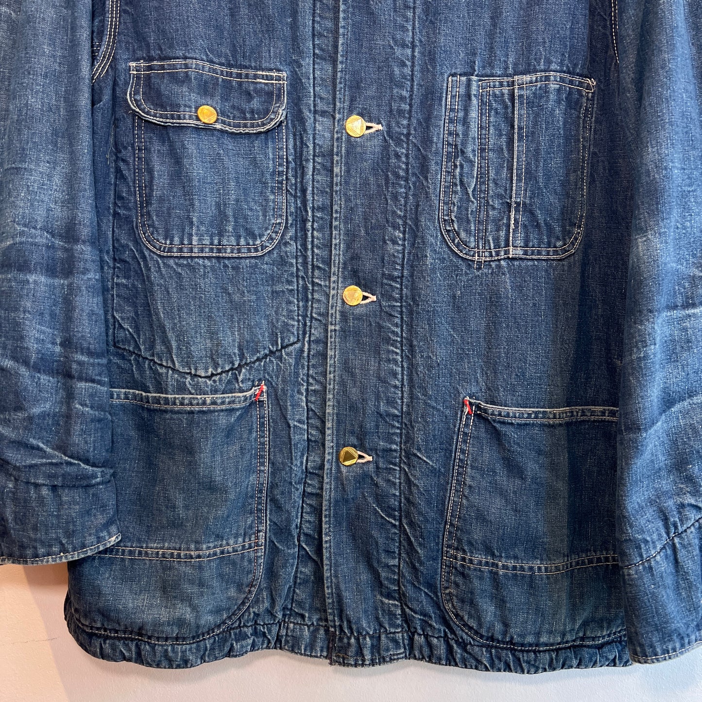 1960s Sears Blanket Lined Denim Chore Jacket