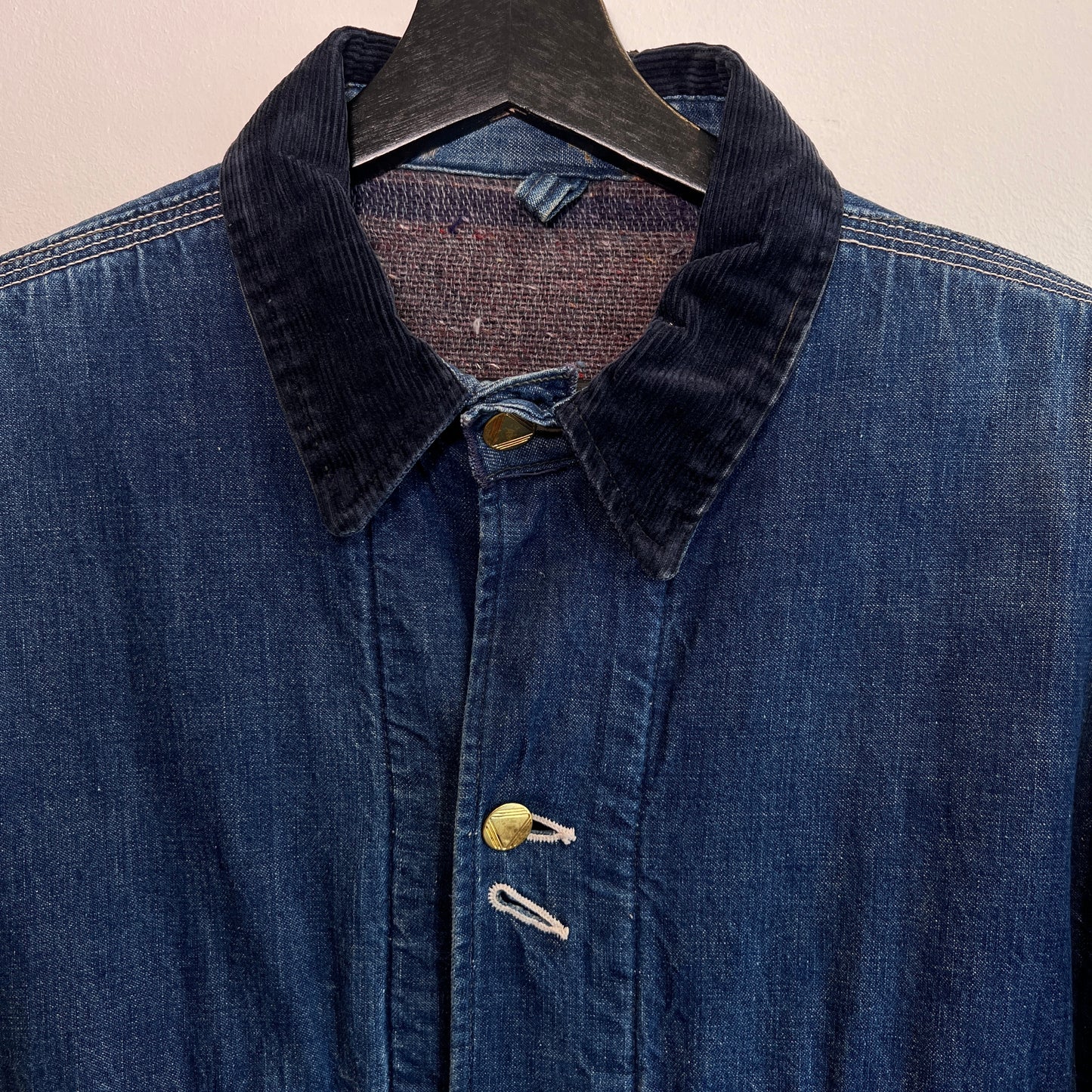 1960s Sears Blanket Lined Denim Chore Jacket