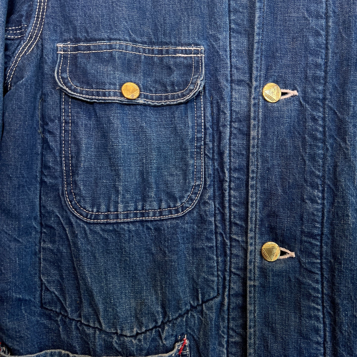 1960s Sears Blanket Lined Denim Chore Jacket