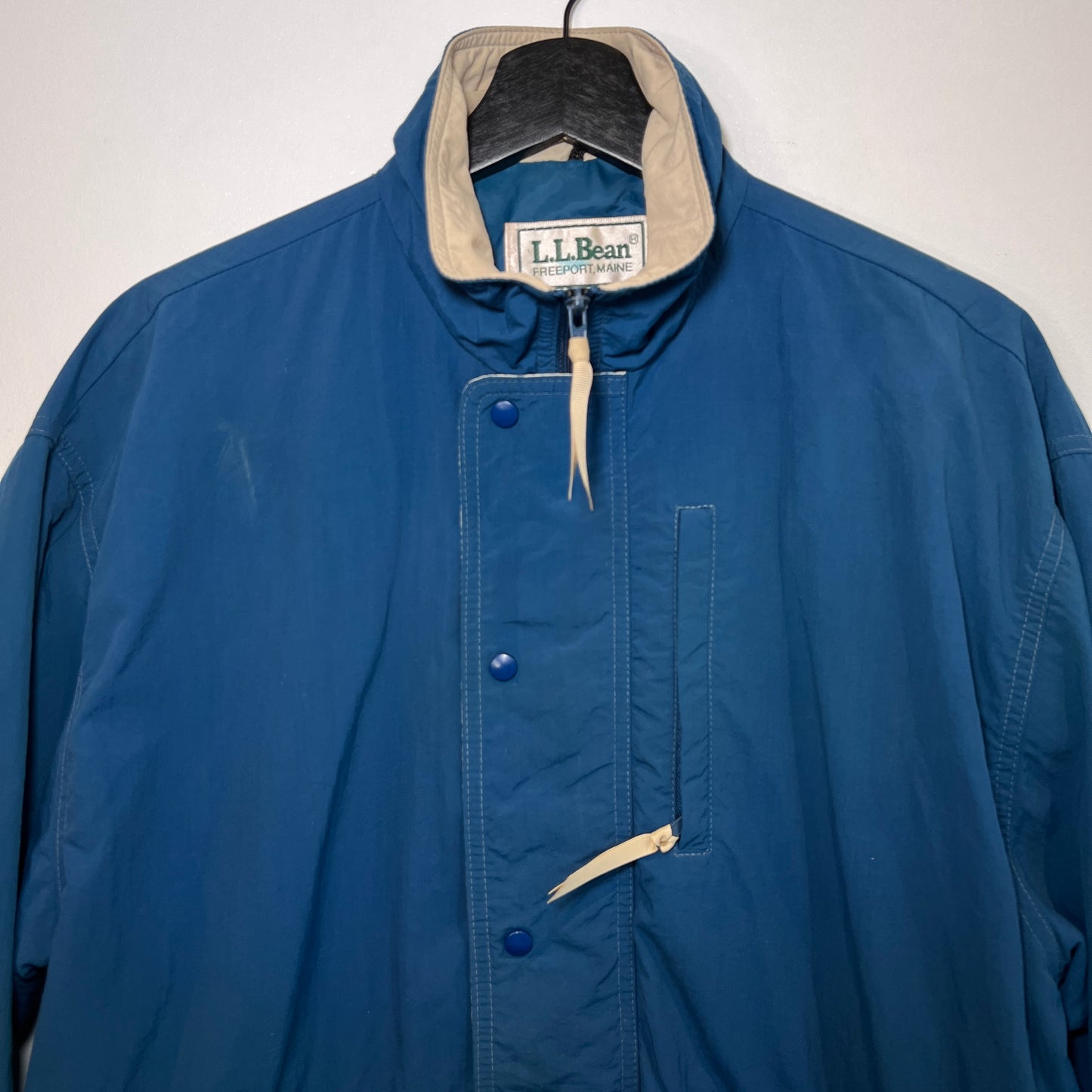1980s L.L.Bean Blue Parka Jacket