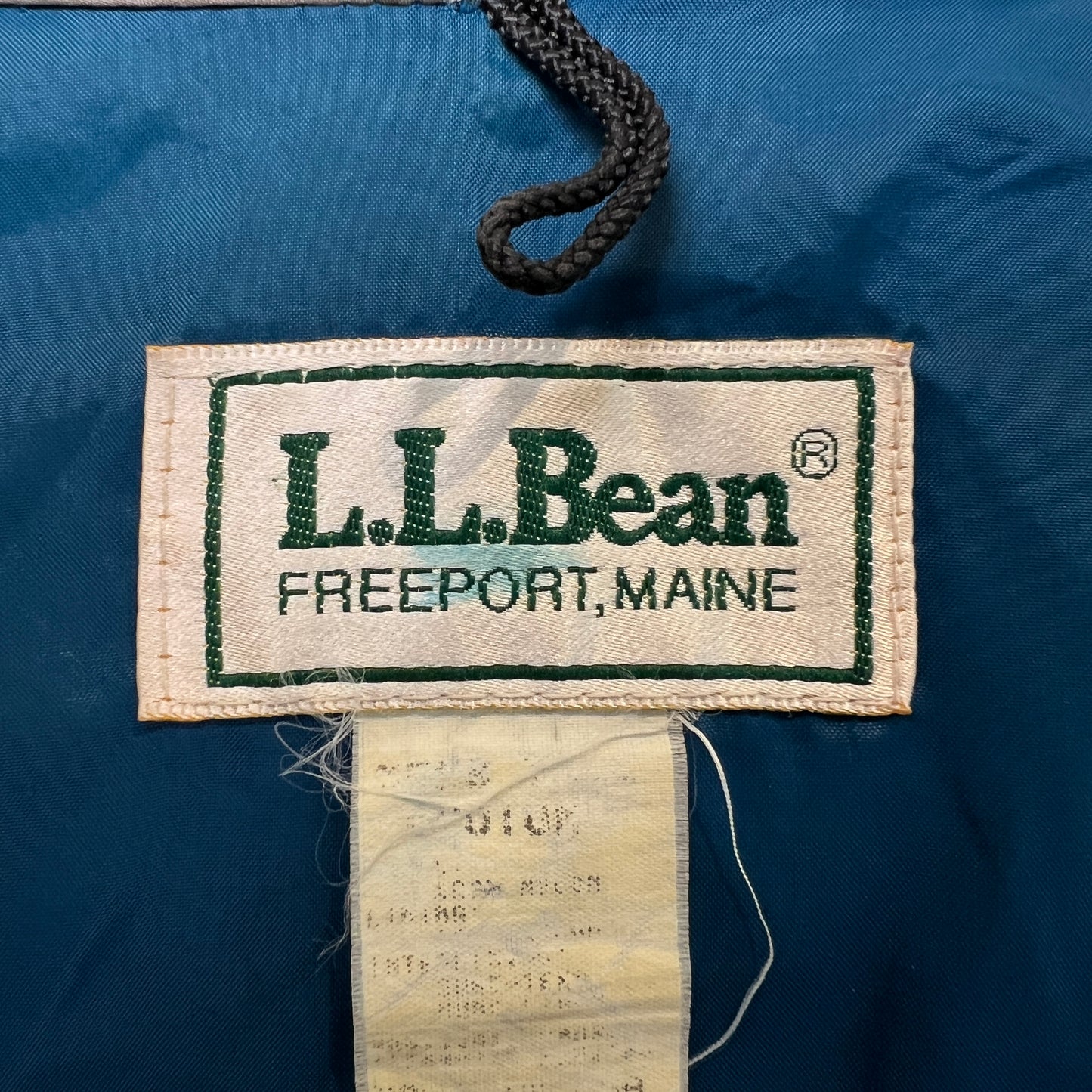 1980s L.L.Bean Blue Parka Jacket