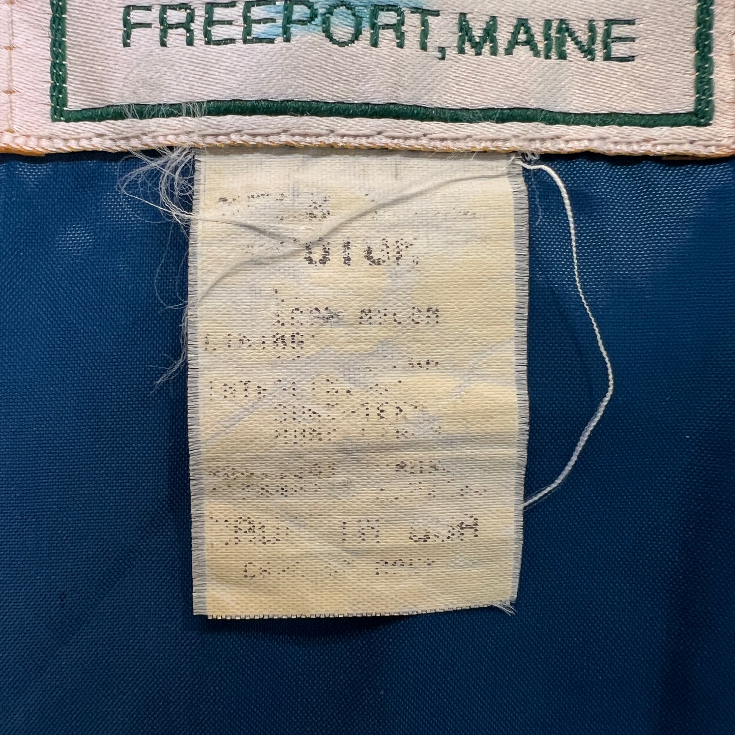 1980s L.L.Bean Blue Parka Jacket