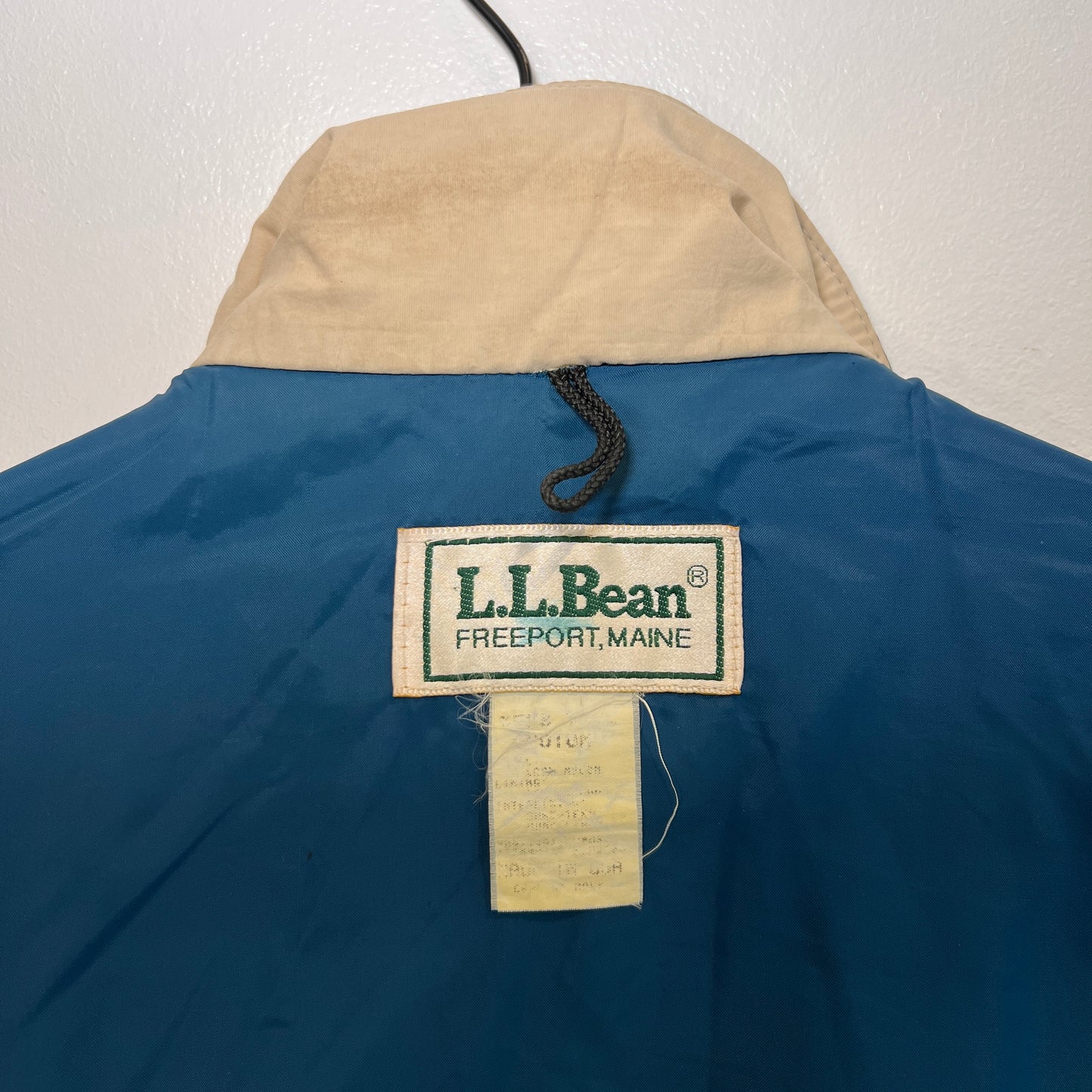 1980s L.L.Bean Blue Parka Jacket