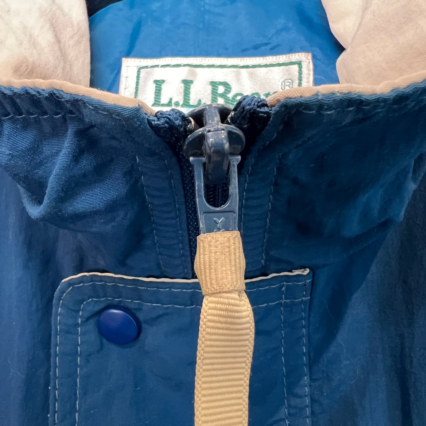 1980s L.L.Bean Blue Parka Jacket