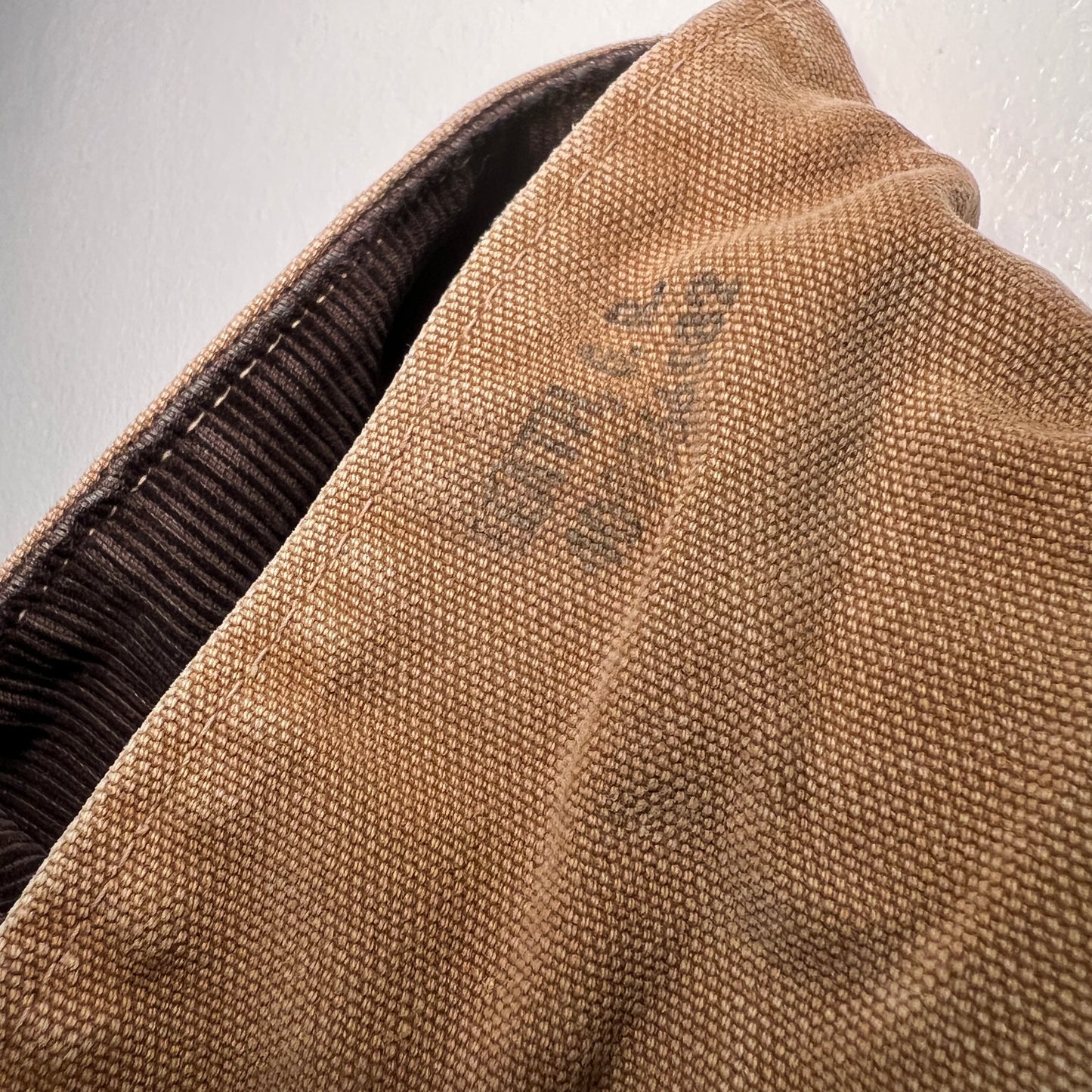 1970s Carhartt Faded & Distressed Blanket Lined Canvas Chore Jacket