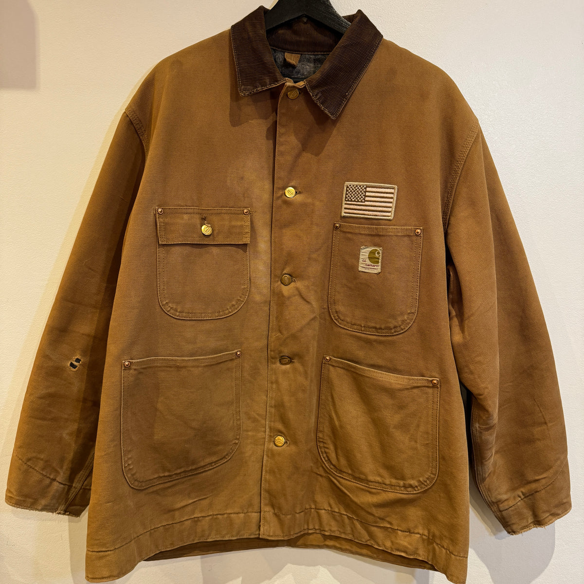 1970s Carhartt Blanket Lined Canvas Chore Jacket