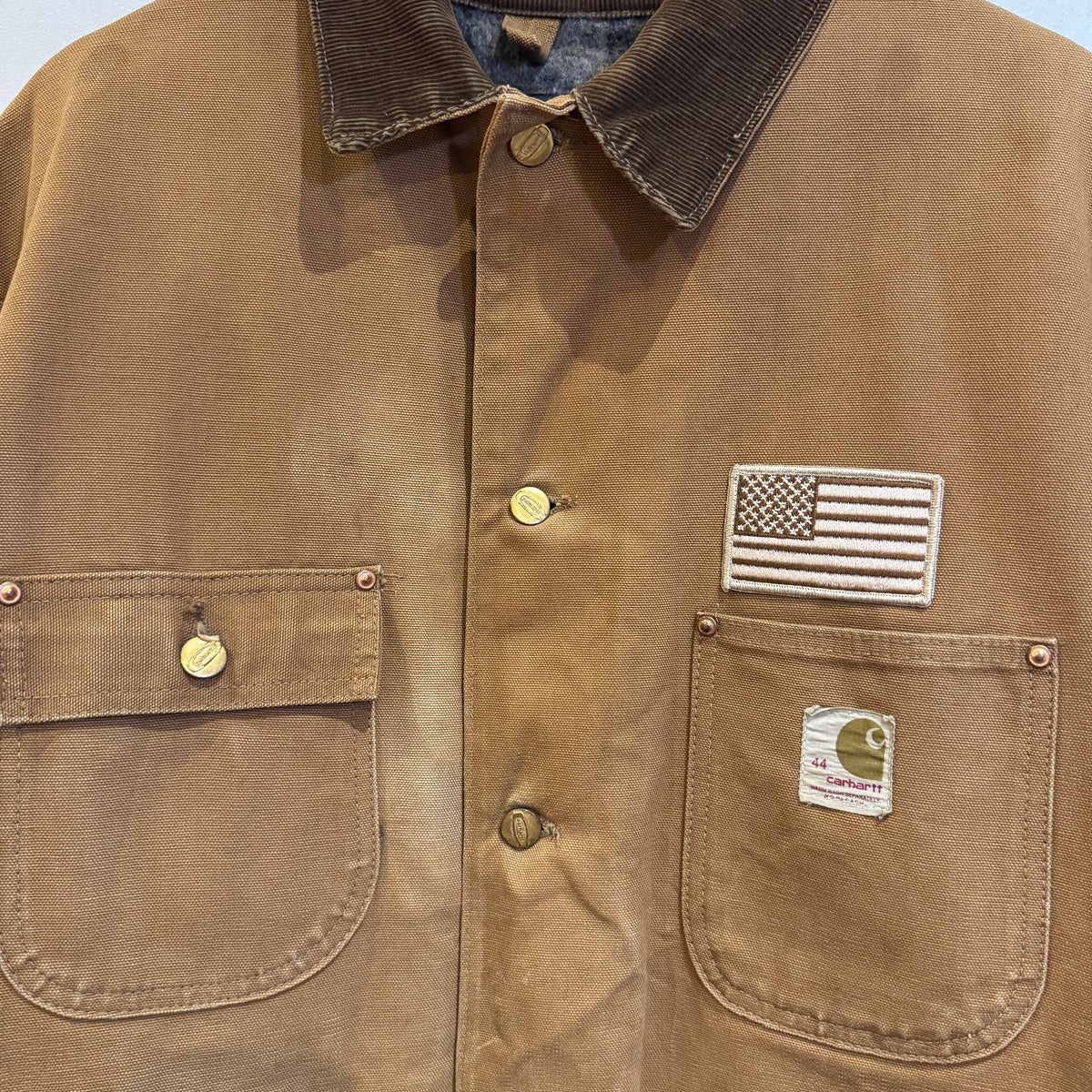 1970s Carhartt Blanket Lined Canvas Chore Jacket