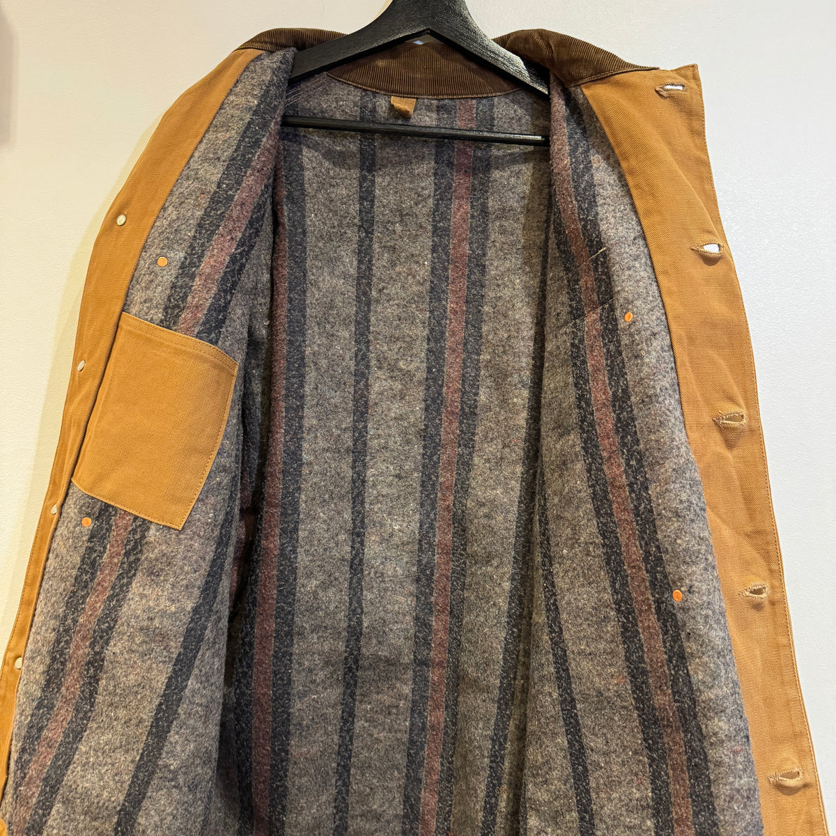 1970s Carhartt Blanket Lined Canvas Chore Jacket