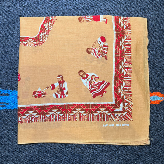 Native American bandana with Native American Girls Graphic Print