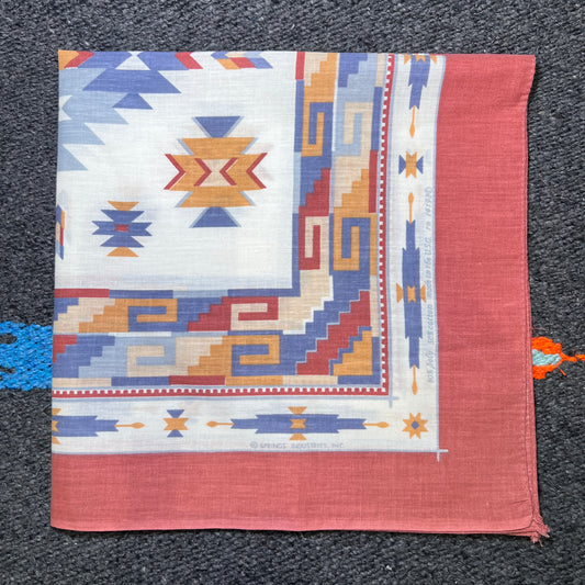 Native American bandana with Geometric Graphic Print