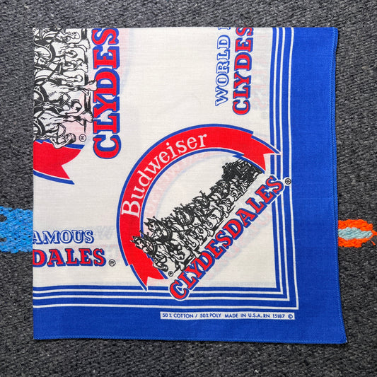 Budweiser Clydesdales Bandana with Horse Graphic Print