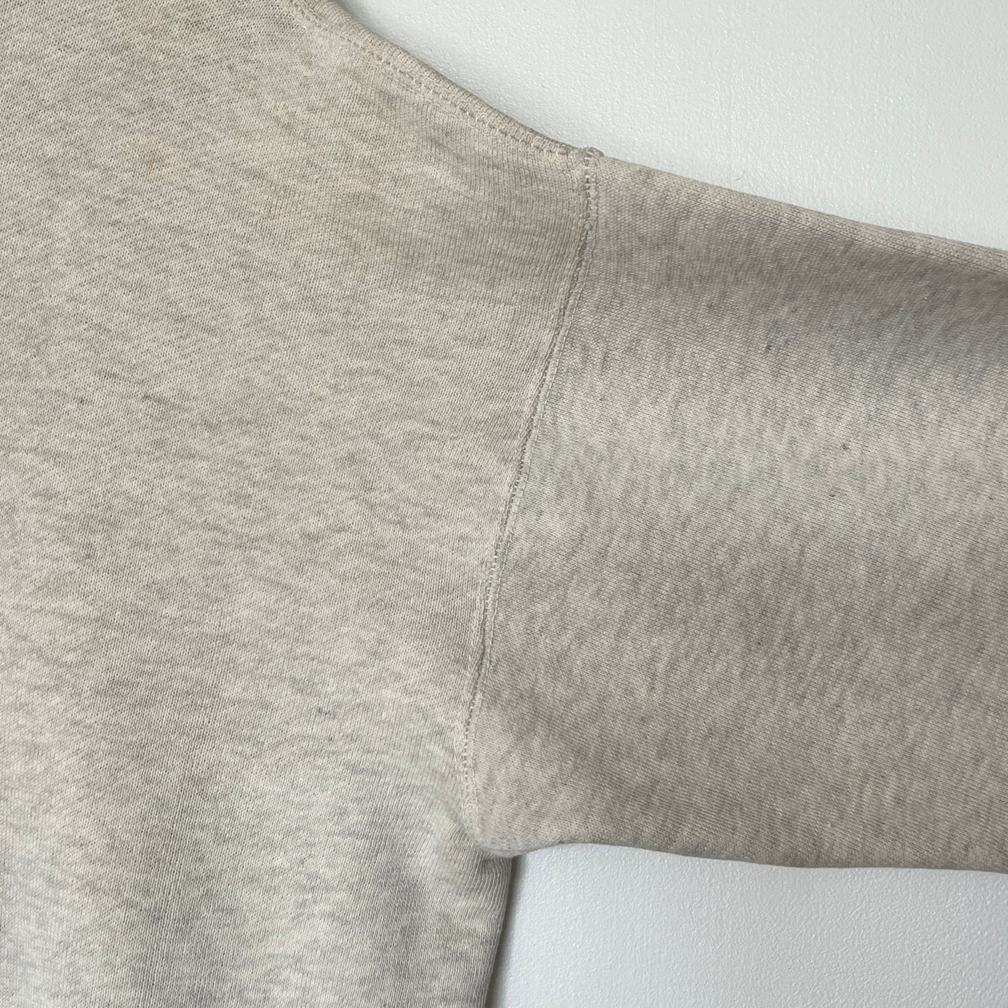 1951s ~ 1961s Champion Heather Grey Sweatshirt with Purdue Boilermakers Print