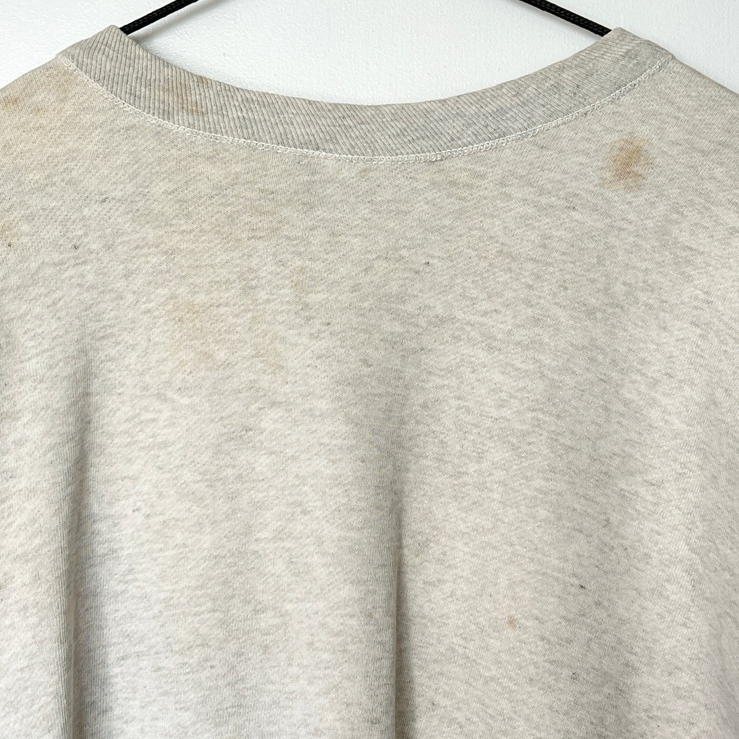 1951s ~ 1961s Champion Heather Grey Sweatshirt with Purdue Boilermakers Print