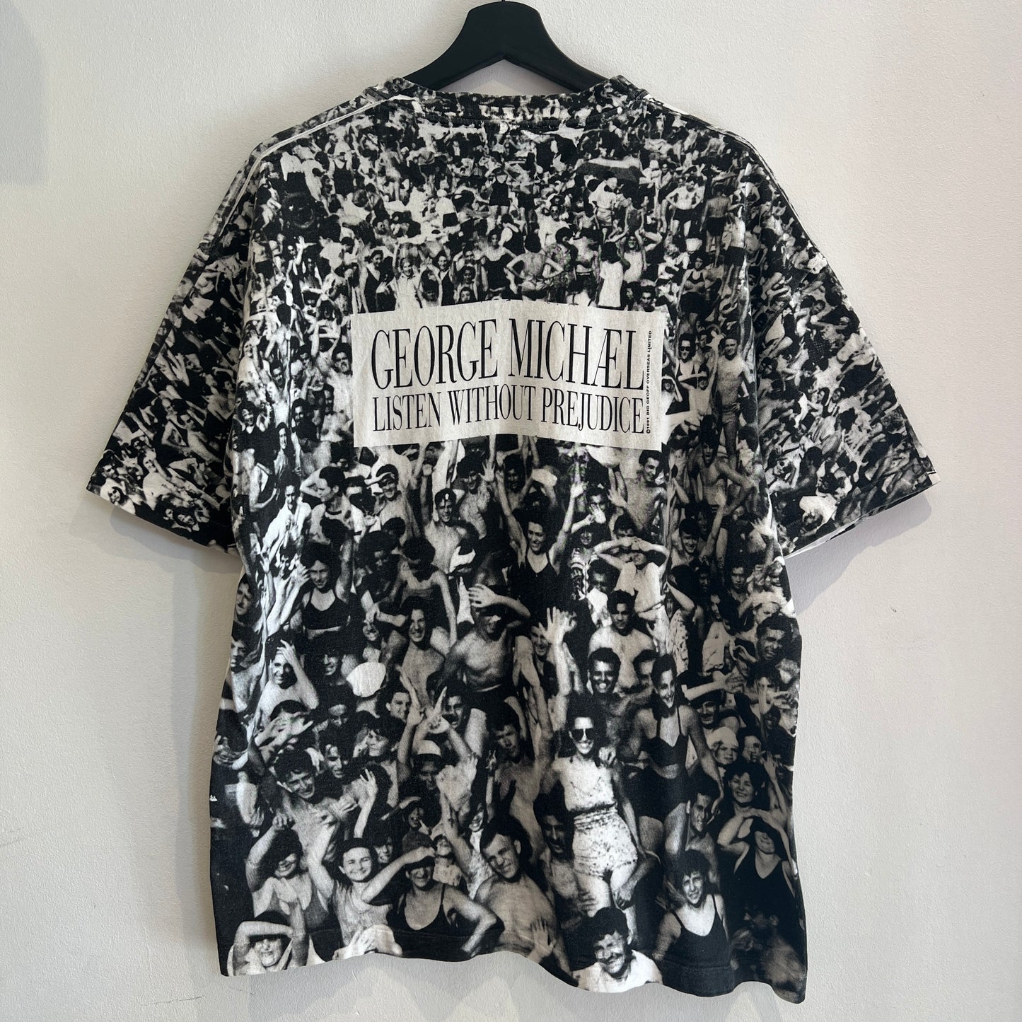 1991s George Michael Listen without Prejudice T-Shirt with All-over Print