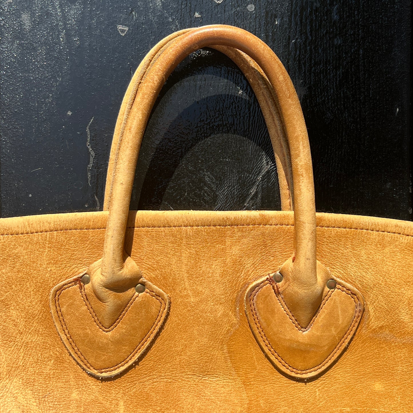 1960s L.L.Bean Large Leather Tote Bag