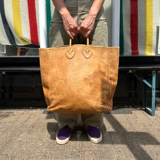 1960s L.L.Bean Large Leather Tote Bag