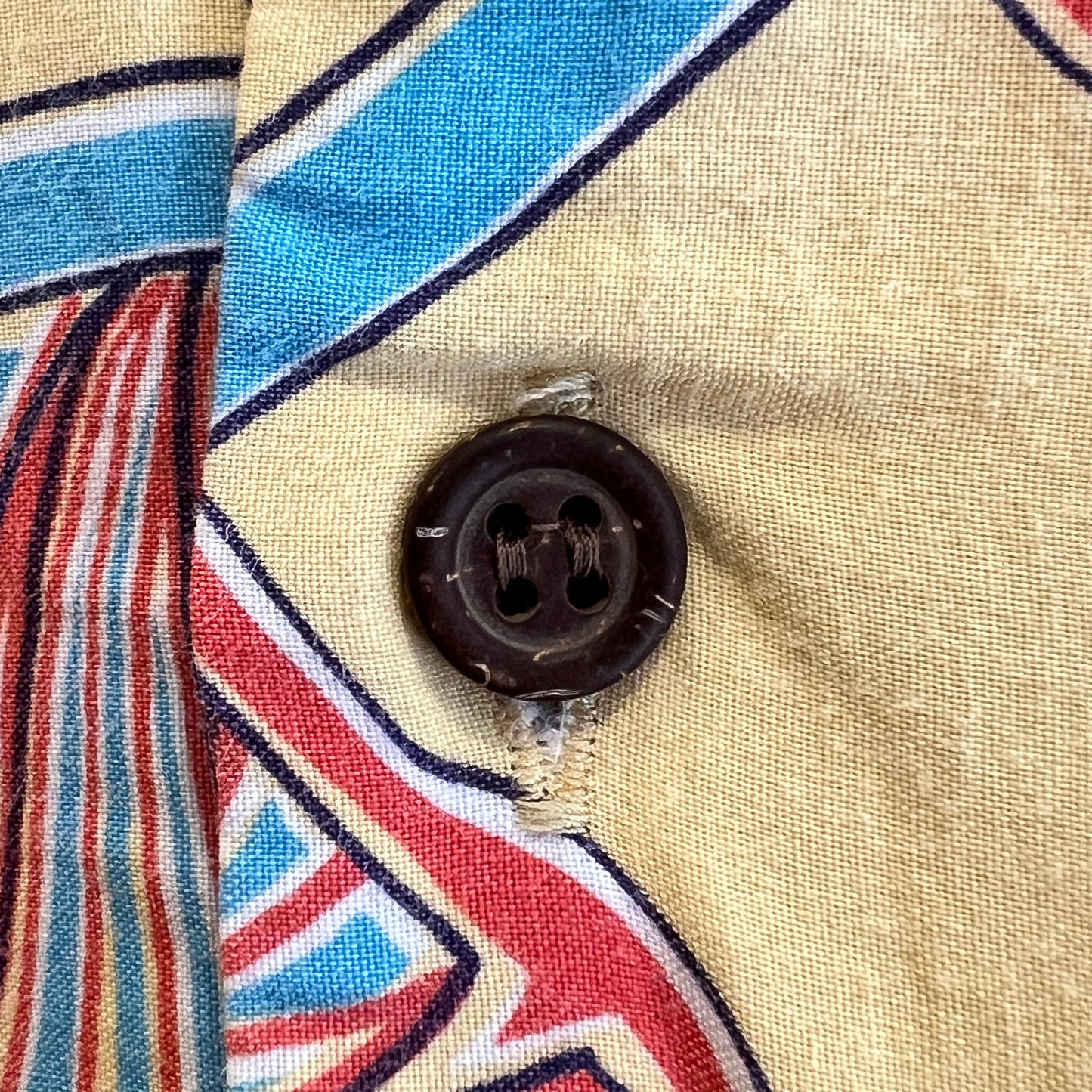1980s Reyn Spooner Hawaiian Shirt with Tropical Surfer Surfing Print