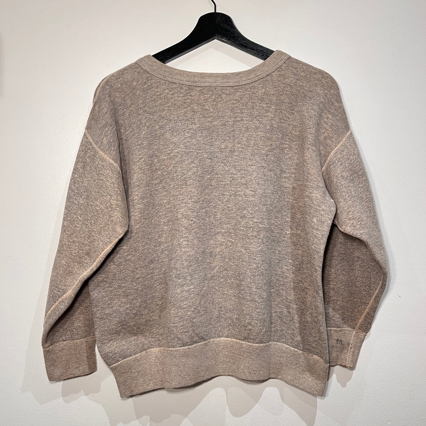 1950s ~ 1960s Hanes Medium Heather Grey Single V Sweatshirt