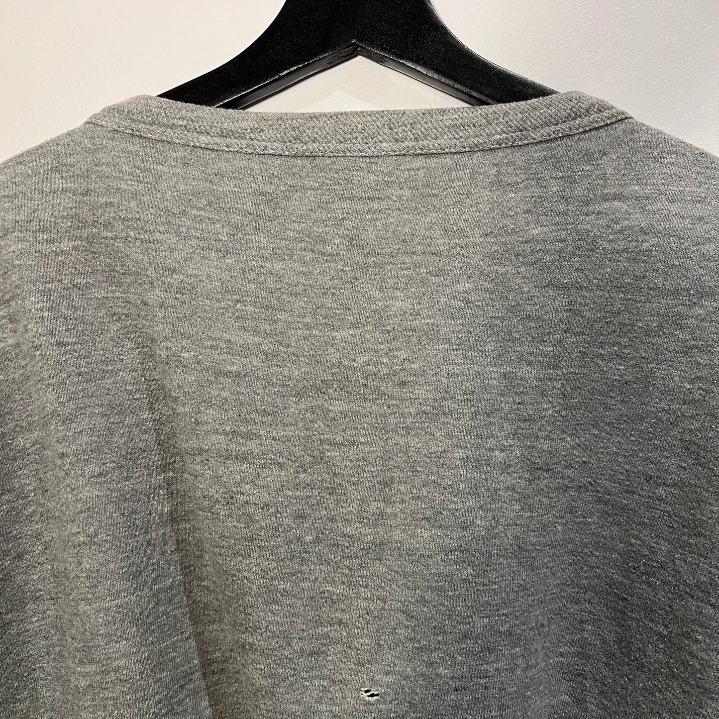 1950s Russell Athletic Medium Heather Grey Single V Super Boxy Sweatshirt