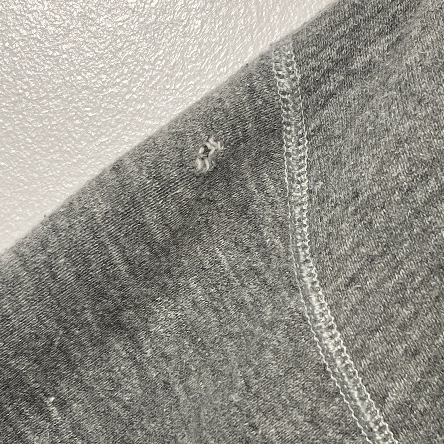 1950s Russell Athletic Medium Heather Grey Single V Super Boxy Sweatshirt