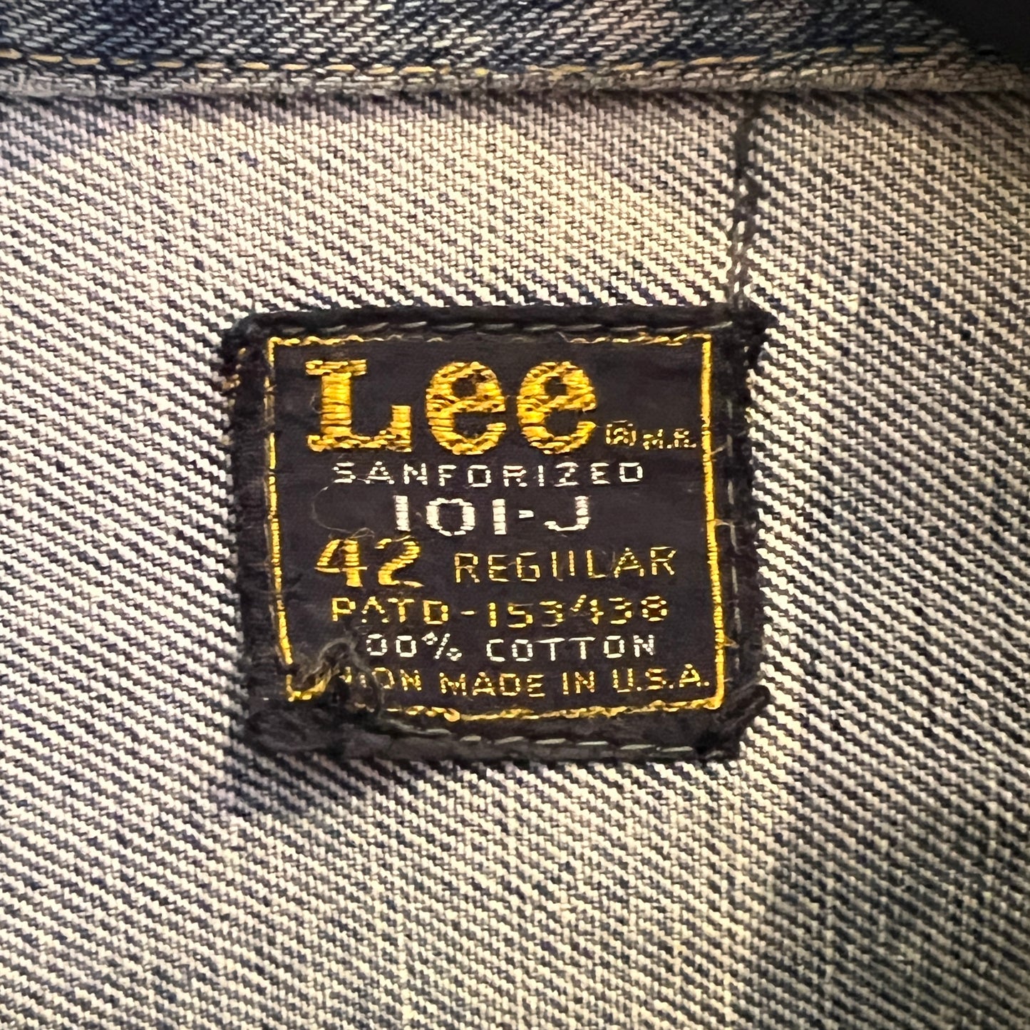 1960s Lee Riders 101-J Trucker Denim Jacket