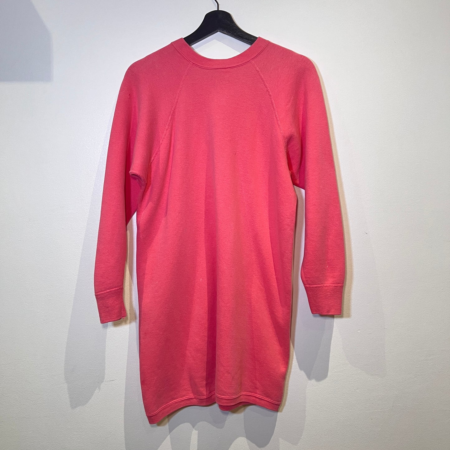 1967s Mayo Spruce Snoopy Pink Sweatshirt Dress with Surf's Up! Print