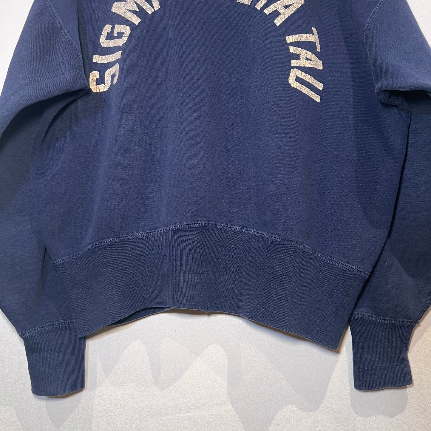 1951s ~ 1961s Champion Navy Blue Sweatshirts with Sigma Delta Tau Print