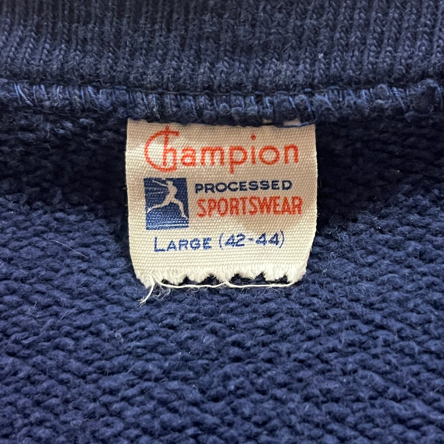 1951s ~ 1961s Champion Navy Blue Sweatshirts with Sigma Delta Tau Print