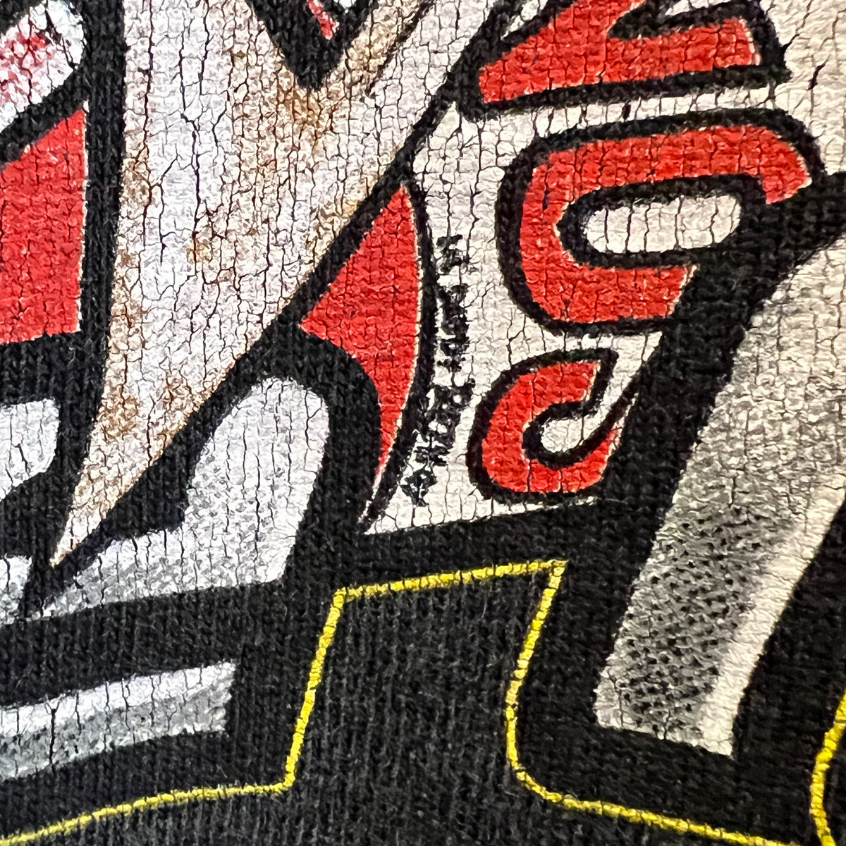 1997s Metallica Gimme Fuel Long Sleeves Black T-Shirt with Lil Daddy Roth (Rat Fink-style) Racing Graphic Print