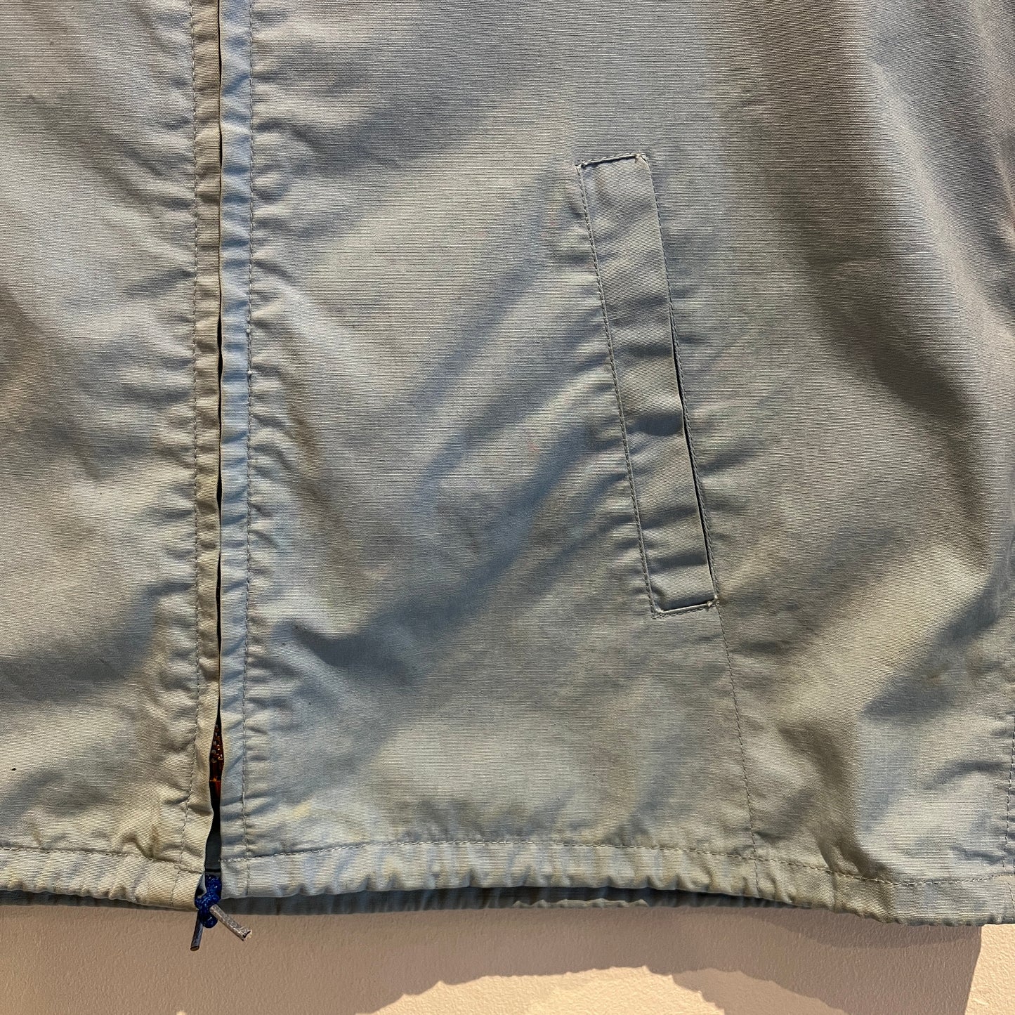1962s ~ 1965s Champion Zip-up Sky Blue Color Jacket with Northern Arizona University (NAU) Flagstaff Logo Print