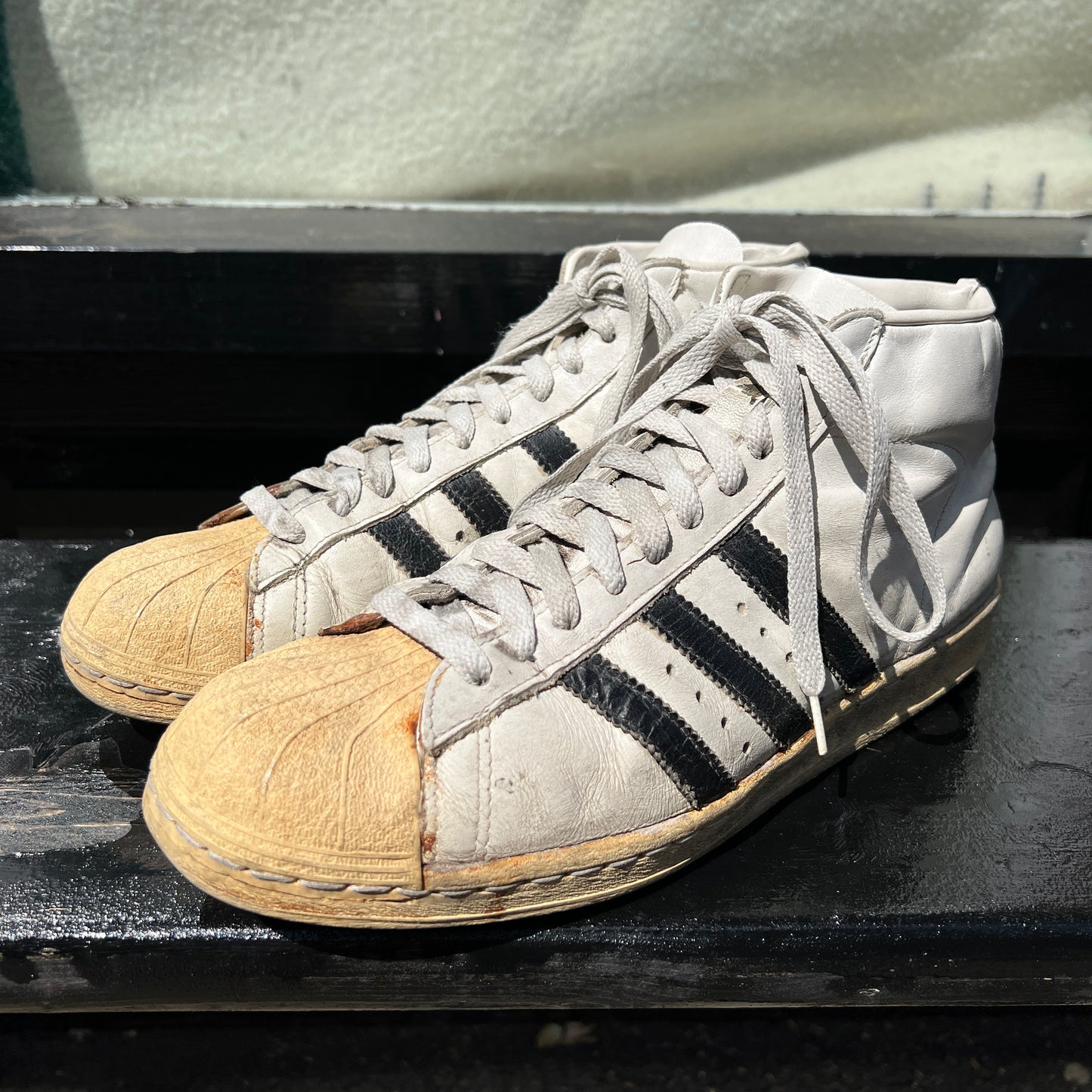 1976s ~ 1979s Adidas Superstar Promodel White and Black Sneaker