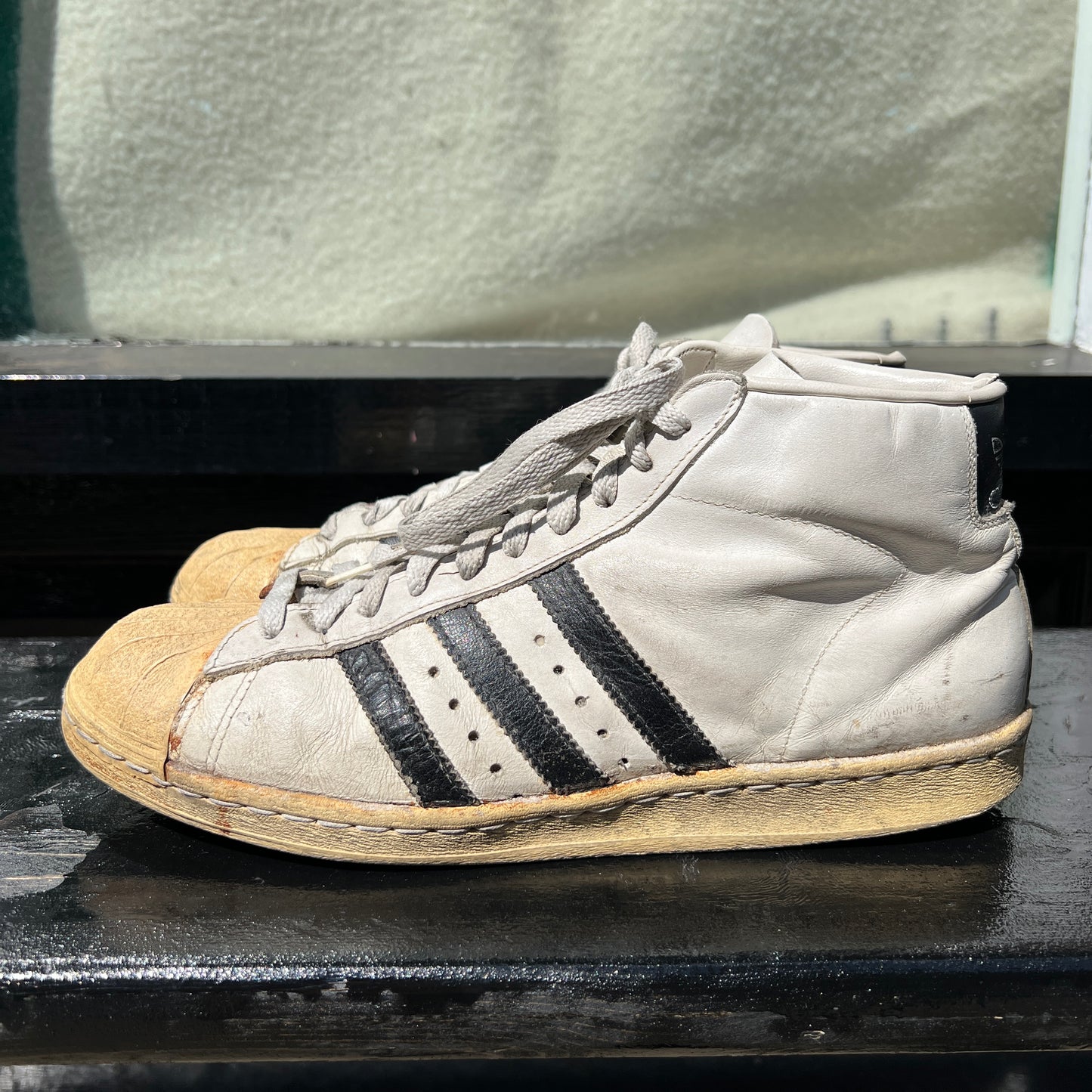 1976s ~ 1979s Adidas Superstar Promodel White and Black Sneaker