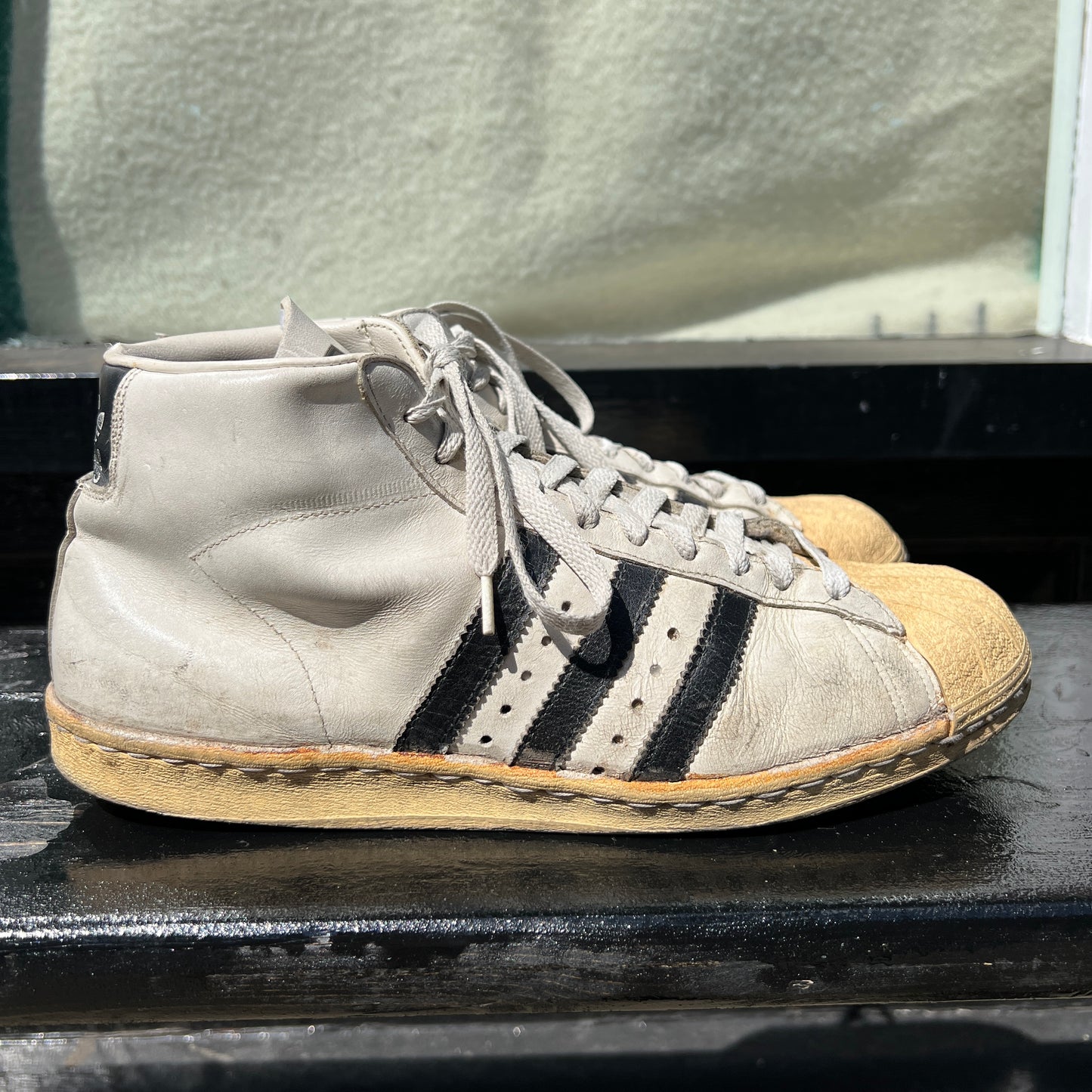 1976s ~ 1979s Adidas Superstar Promodel White and Black Sneaker