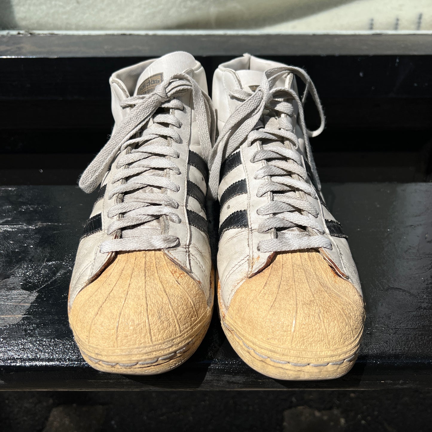 1976s ~ 1979s Adidas Superstar Promodel White and Black Sneaker