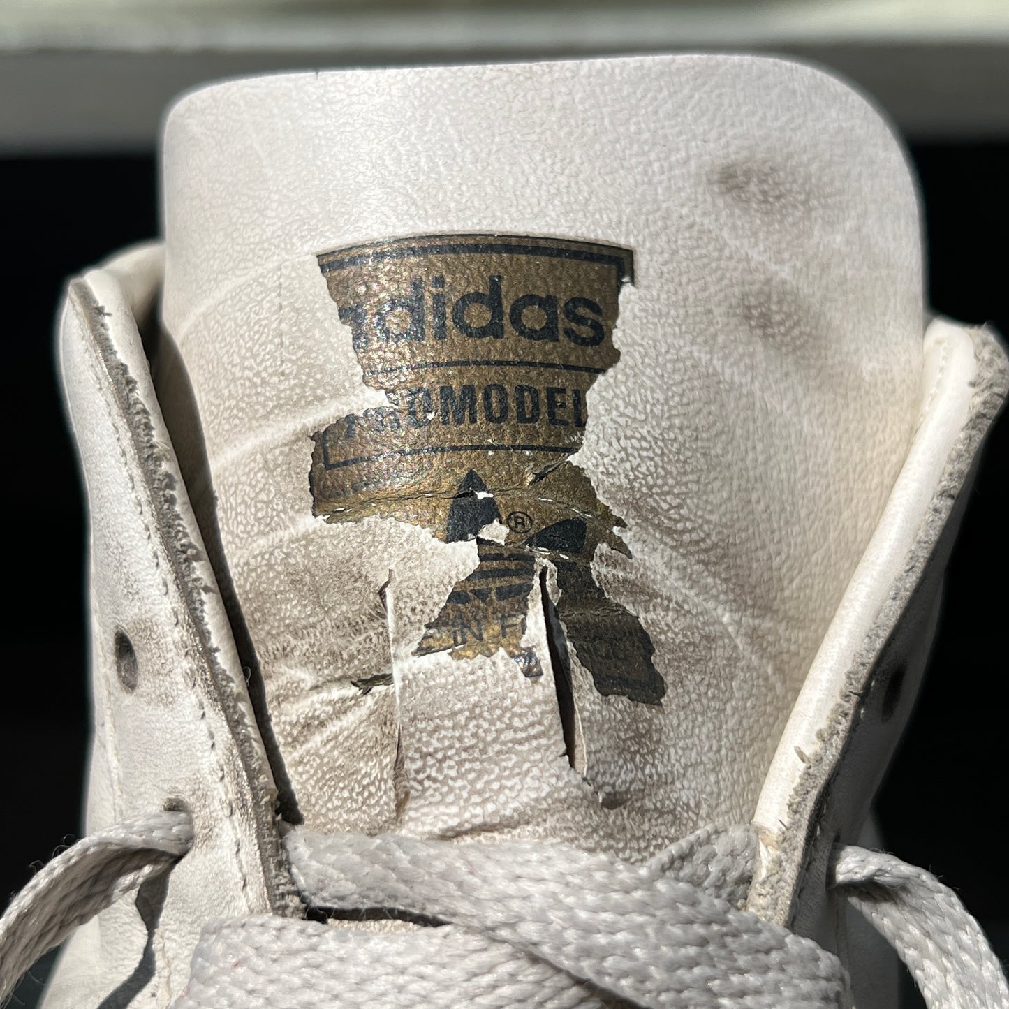 1976s ~ 1979s Adidas Superstar Promodel White and Black Sneaker