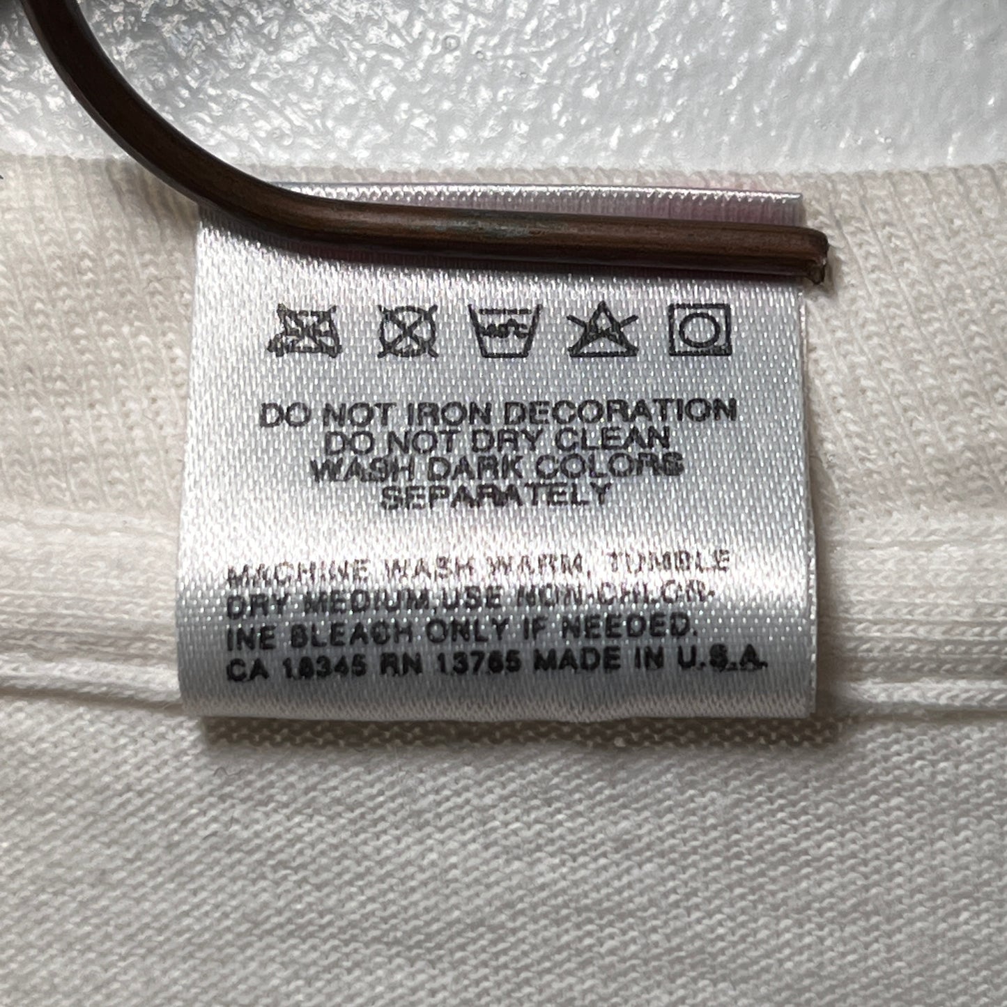 1990s Grateful Dead White T-Shirt with Nethead Print