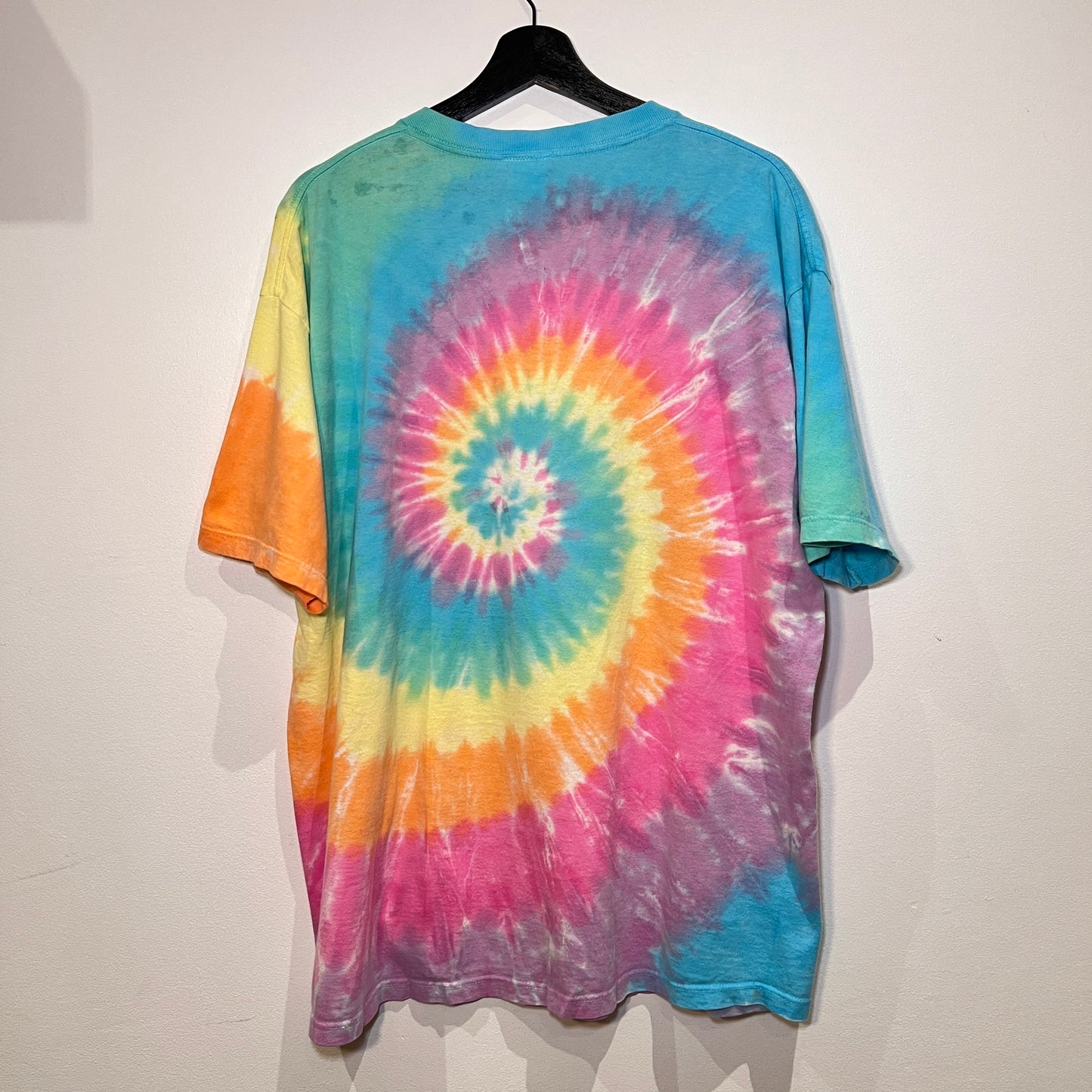 1995s Grateful Dead Tie Dye T-Shirt with Spiral Bears Print