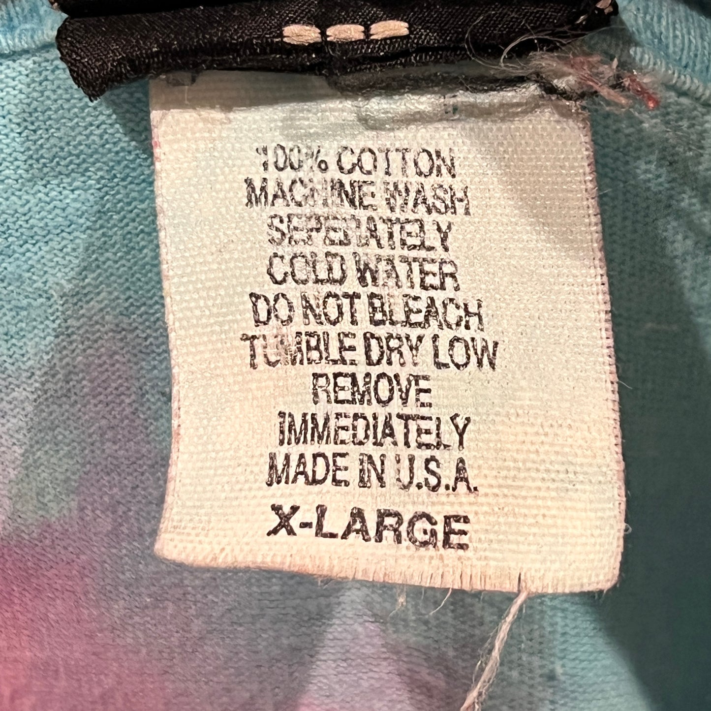 1995s Grateful Dead Tie Dye T-Shirt with Spiral Bears Print