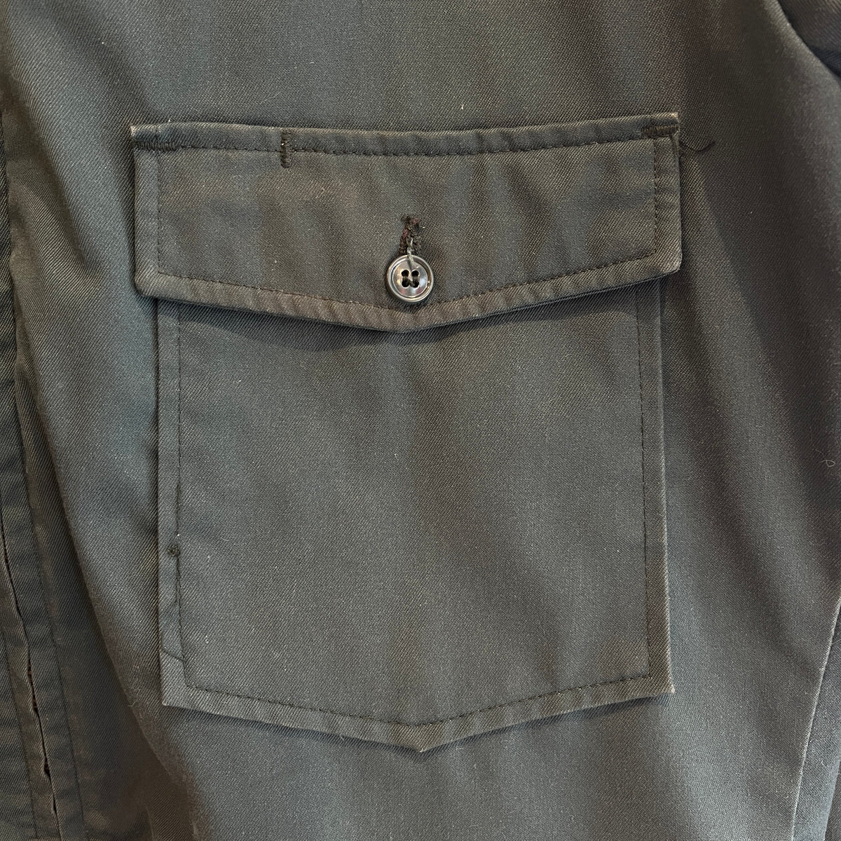 Late 1960s ~ Early 1970s Lee Workwear Full Zip Dark Green Jacket with Removable Quilted Red Liner