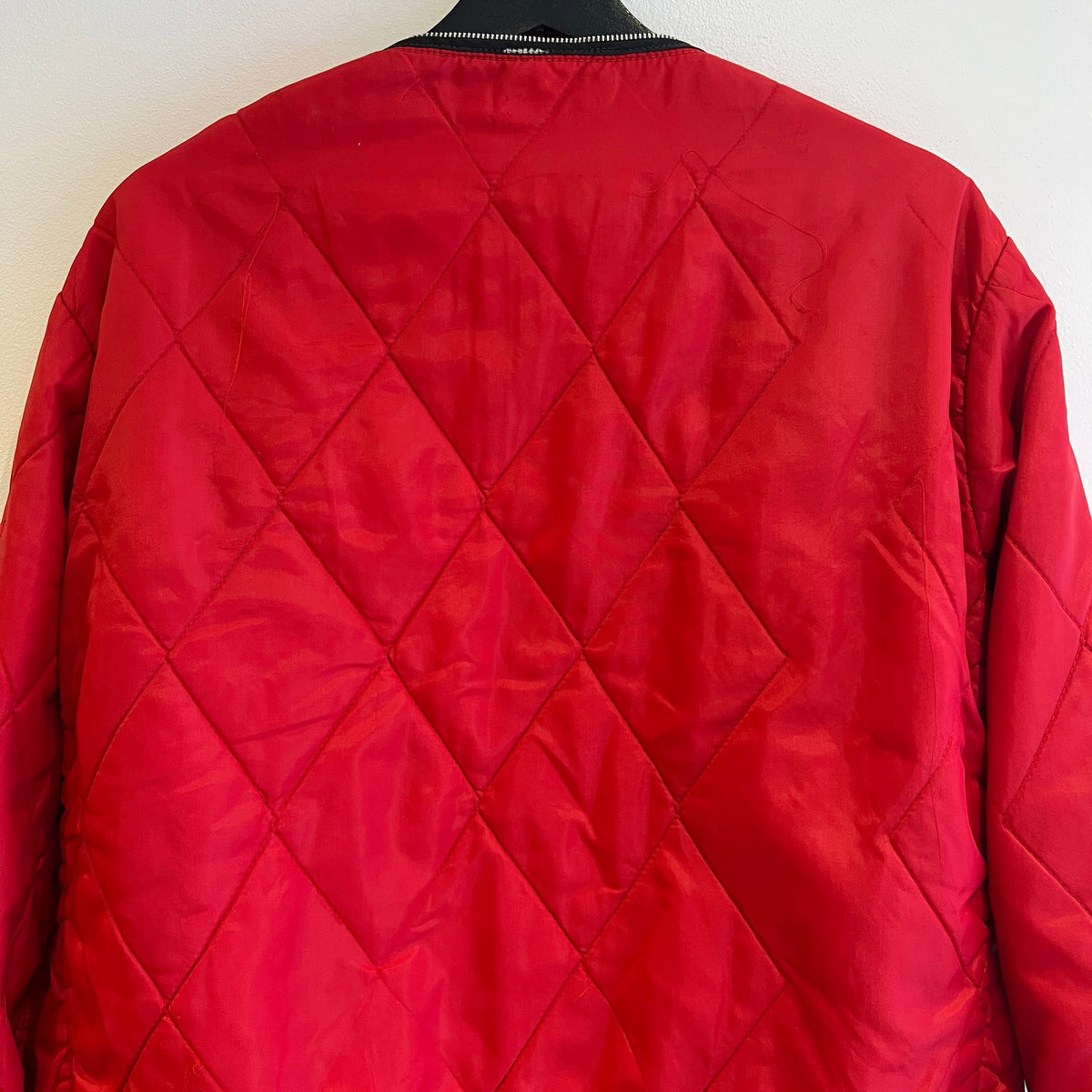 Late 1960s ~ Early 1970s Lee Workwear Full Zip Dark Green Jacket with Removable Quilted Red Liner