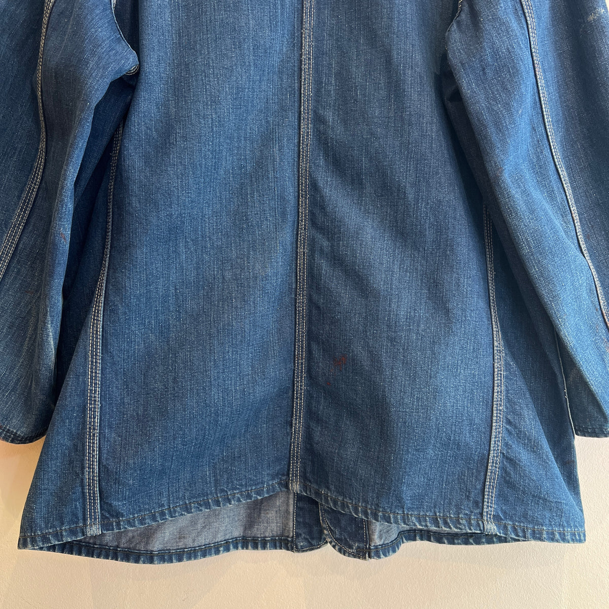 1950s J.C.Penney Pay-Day Workwear Denim Faded Indigo Blue Chore Jacket